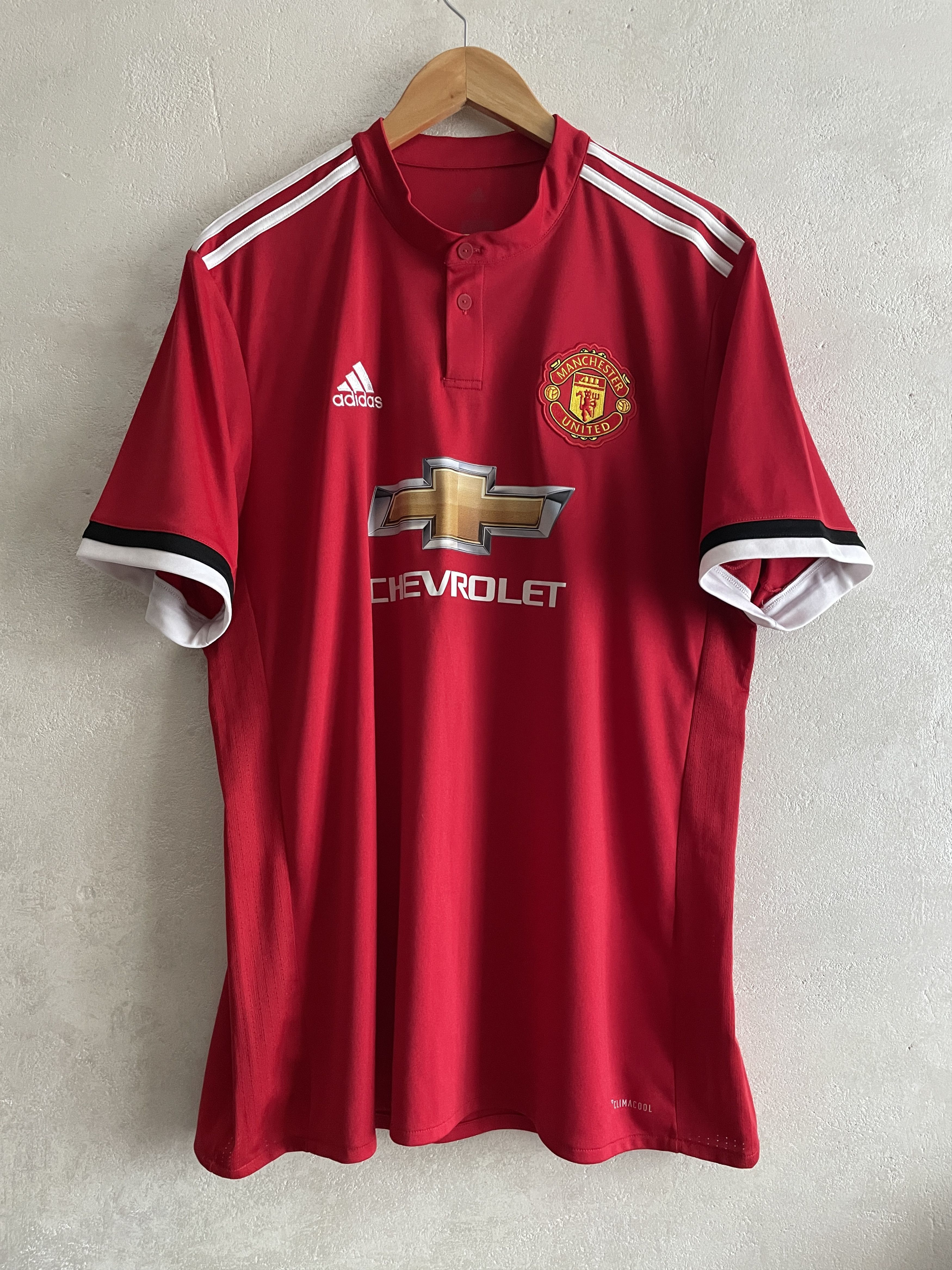 Adidas Manchester United Home Shirt 2017 2018 Soccer Jersey Size US XL / EU 56 / 4 - 1 Thumbnail