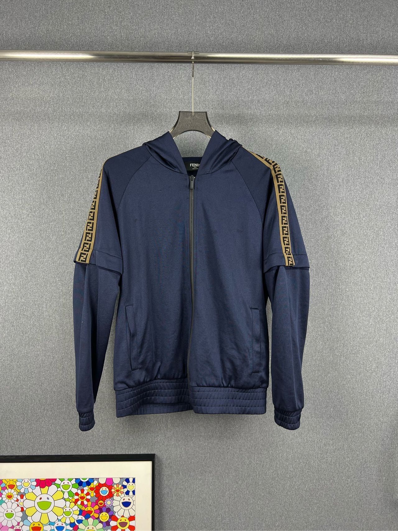 Fendi Fendi Monogram Side Logo Zip Jacket Size US M / EU 48-50 / 2 - 1 Thumbnail