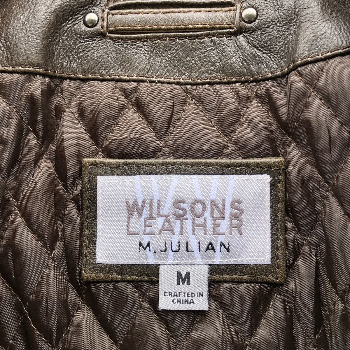 Wilsons Leather Vintage Wilsons Leather M.Julian Leather Zipper Jacket Size US M / EU 48-50 / 2 - 17 Thumbnail