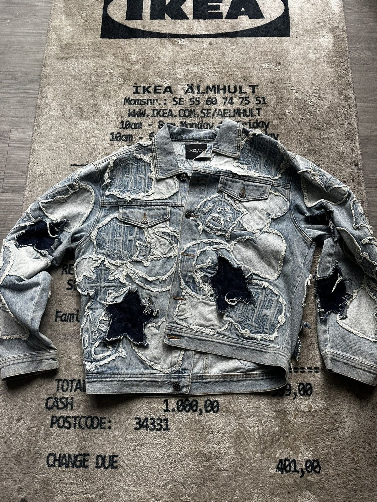 Menace Menace LosAngeles denim jacket Size US L / EU 52-54 / 3 - 1 Thumbnail