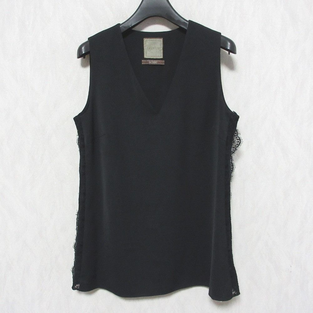 Other Other Daisy Lin for Foxey V-neck Side Lace Pullover Blouse Others Tops DUTY FREE for USA Size ONE SIZE - 1 Thumbnail