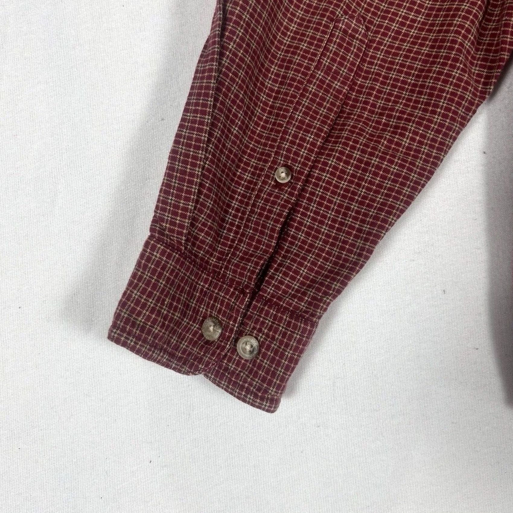 Vintage Columbia Button-Up Long Sleeve Shirt Mens Large Red Plaid Outdoor Hiking Fishing Size US L / EU 52-54 / 3 - 7 Thumbnail