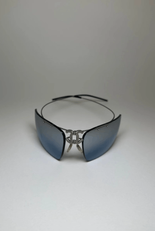 Chanel CHANEL Sunglasses 4032 Rimless Rhinestone 4017 Shields Size ONE SIZE - 2 Thumbnail