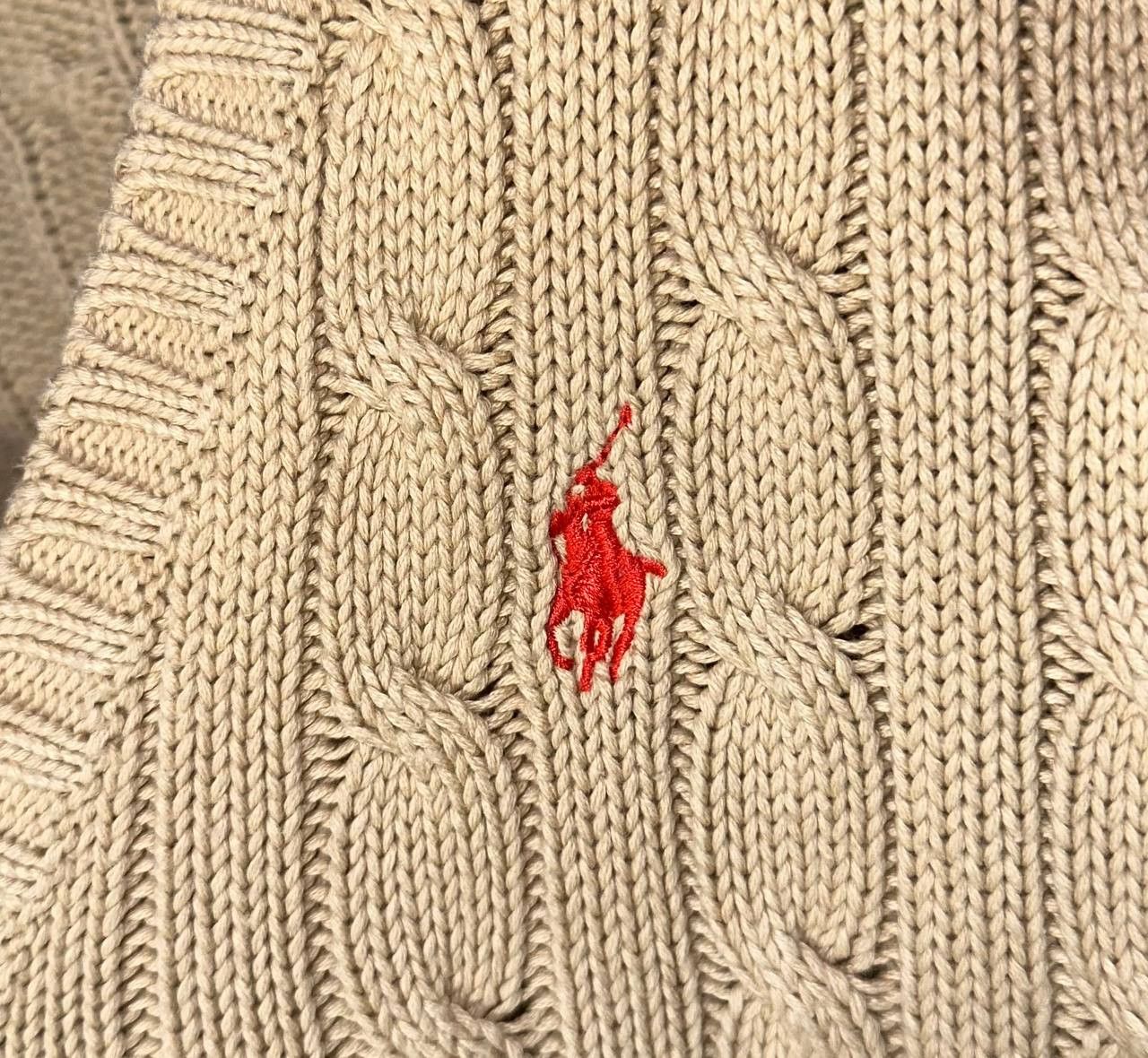 Polo Ralph Lauren Ralph Lauren Sport Polo Sweater Cable-Knit Pullover Preppy Size L / US 10 / IT 46 - 2 Thumbnail