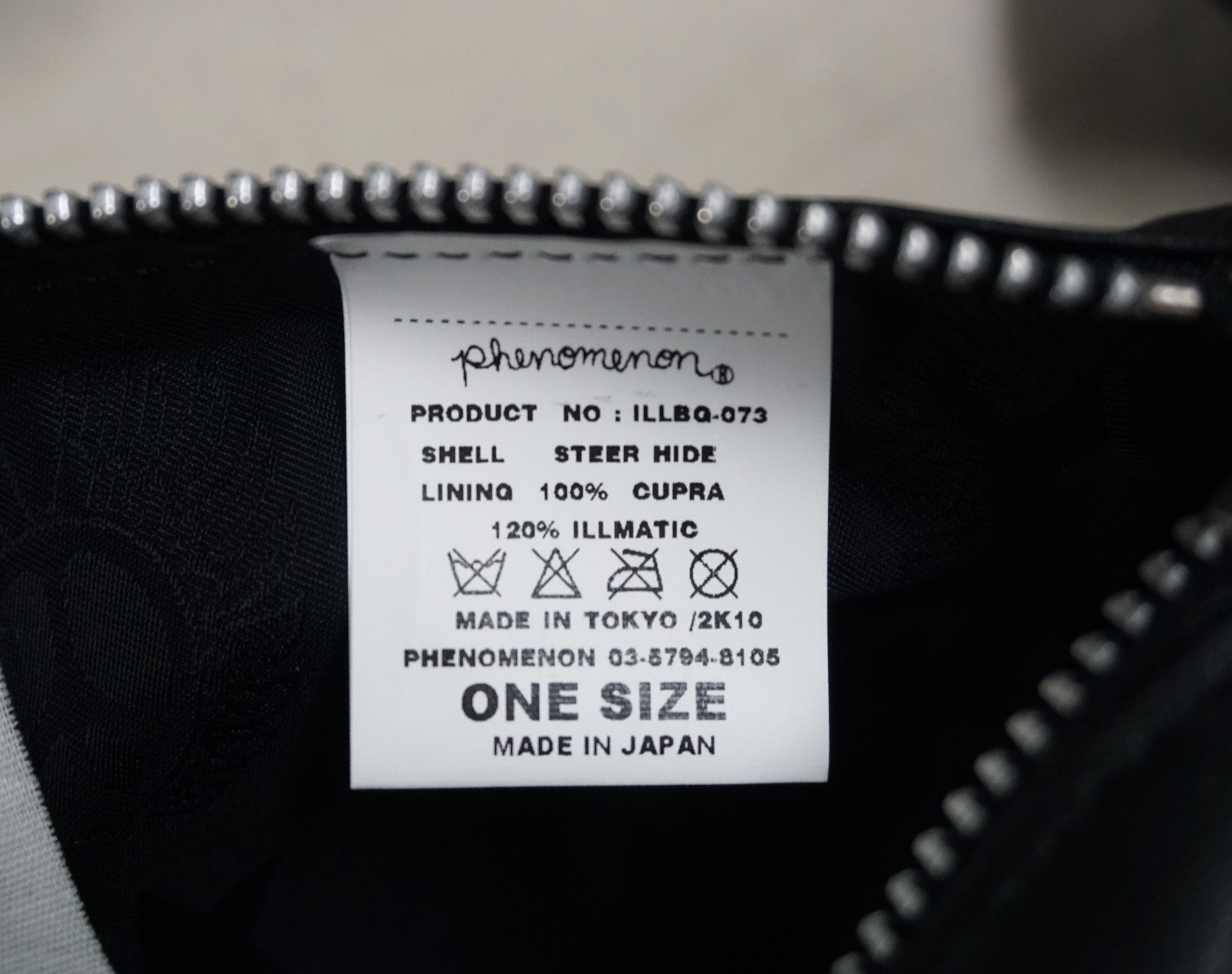 Designer × Japanese Brand Phenomenon Steel Plates Leather Waist Bag Size ONE SIZE - 7 Thumbnail