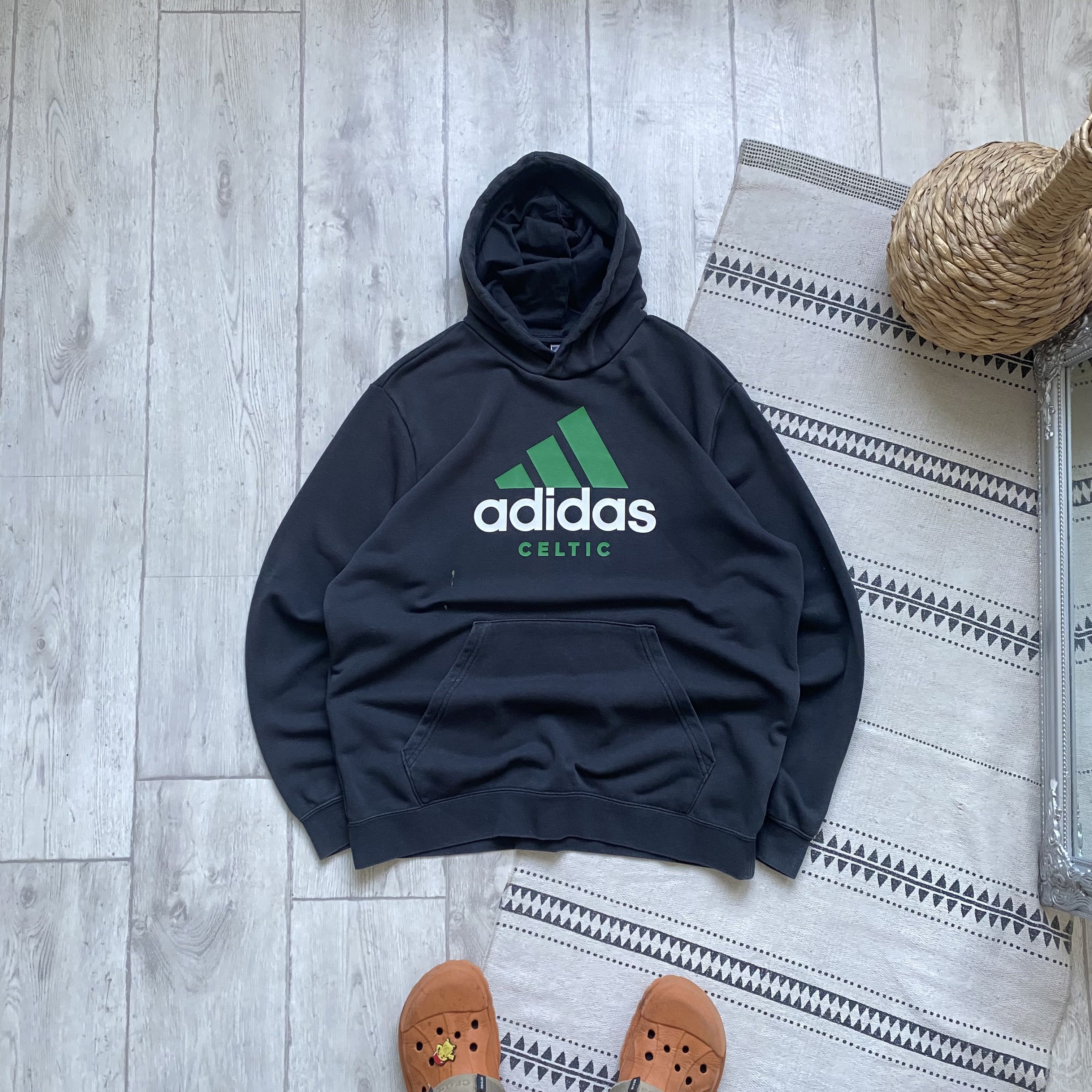 Adidas ☘️ Blockore Adidas Celtic hoodie Ireland Boston NBA Soccer Size US L / EU 52-54 / 3 - 1 Thumbnail
