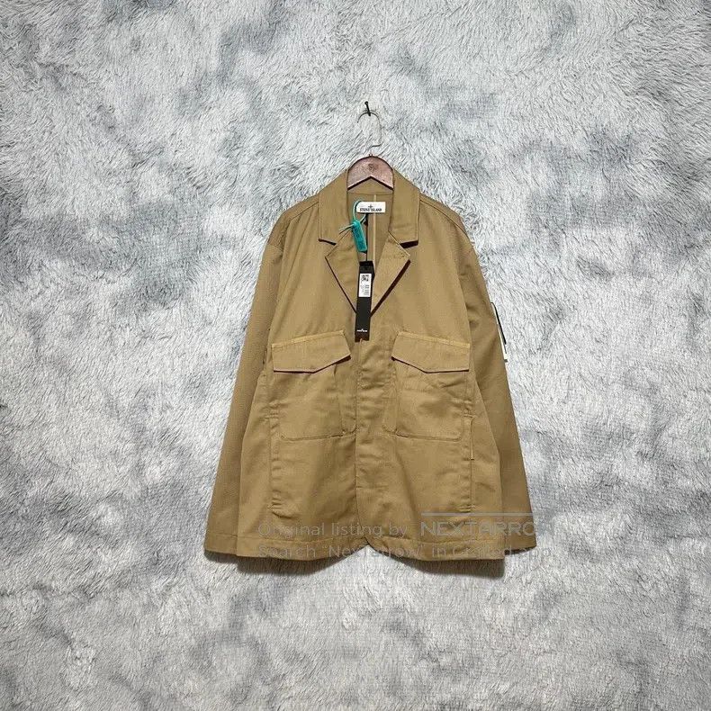 Stone Island Stone Island Business Jacket Coat Khaki XL Size US XL / EU 56 / 4 - 1 Thumbnail