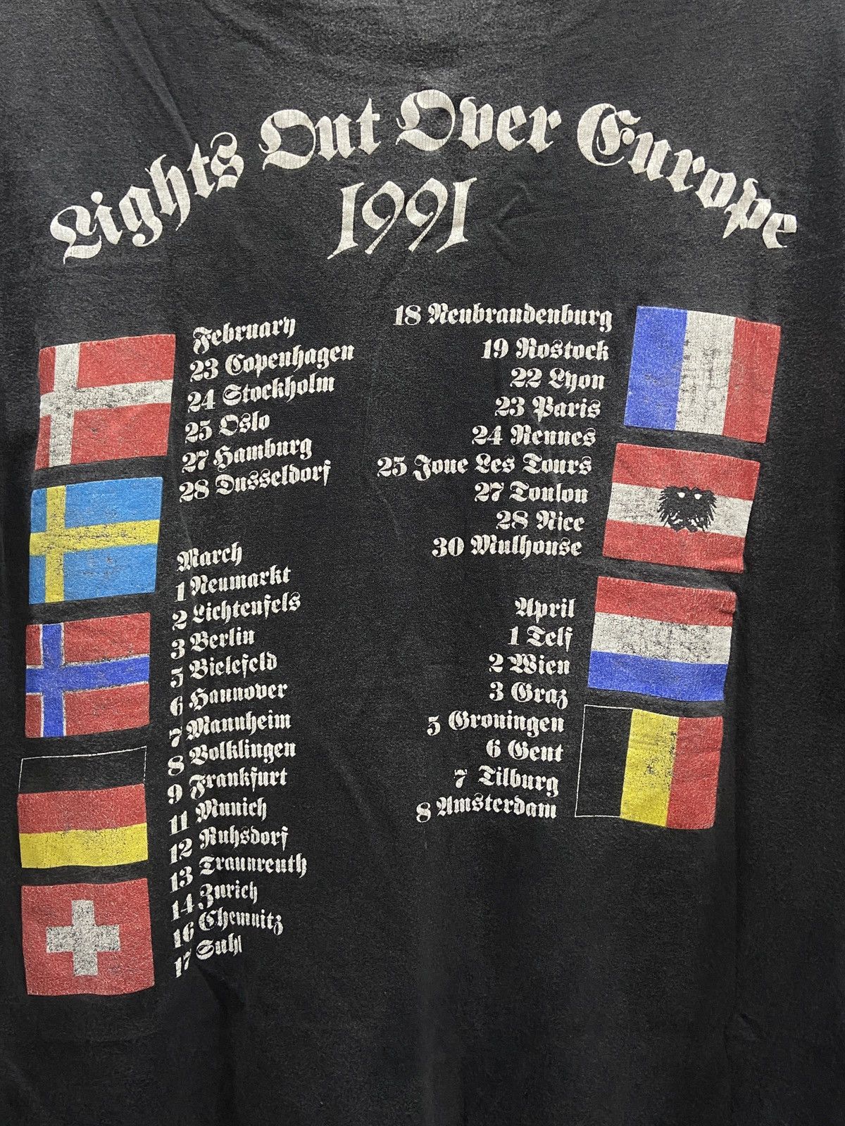 Band Tees × Vintage Vintage 90s Motörhead Band Lemmy Heavy Metal TOUR T-SHIRT Size US L / EU 52-54 / 3 - 10 Thumbnail