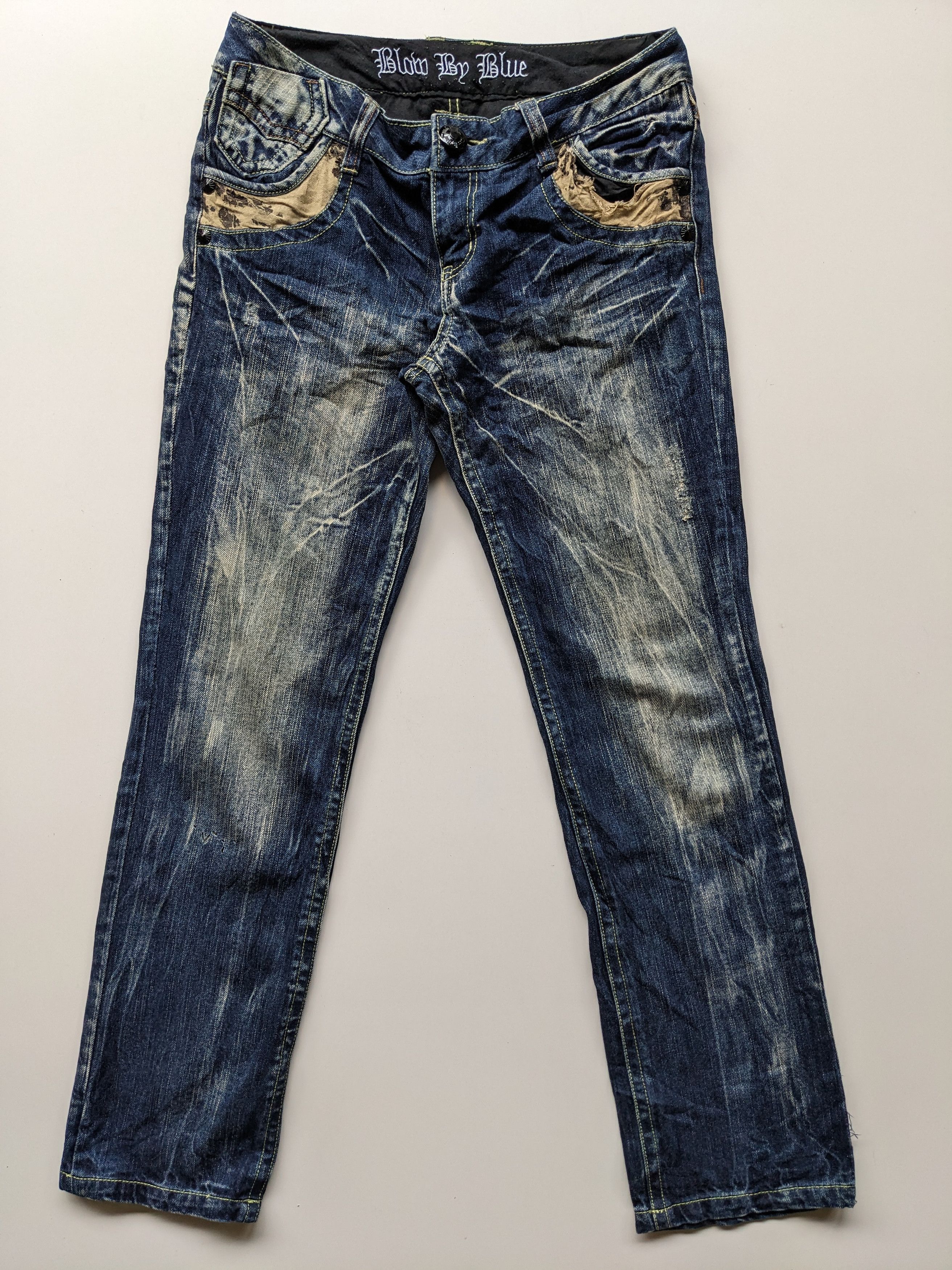 If Six Was Nine × Japanese Brand Blow by Blue faded jeans Size US 30 / EU 46 - 1 Thumbnail