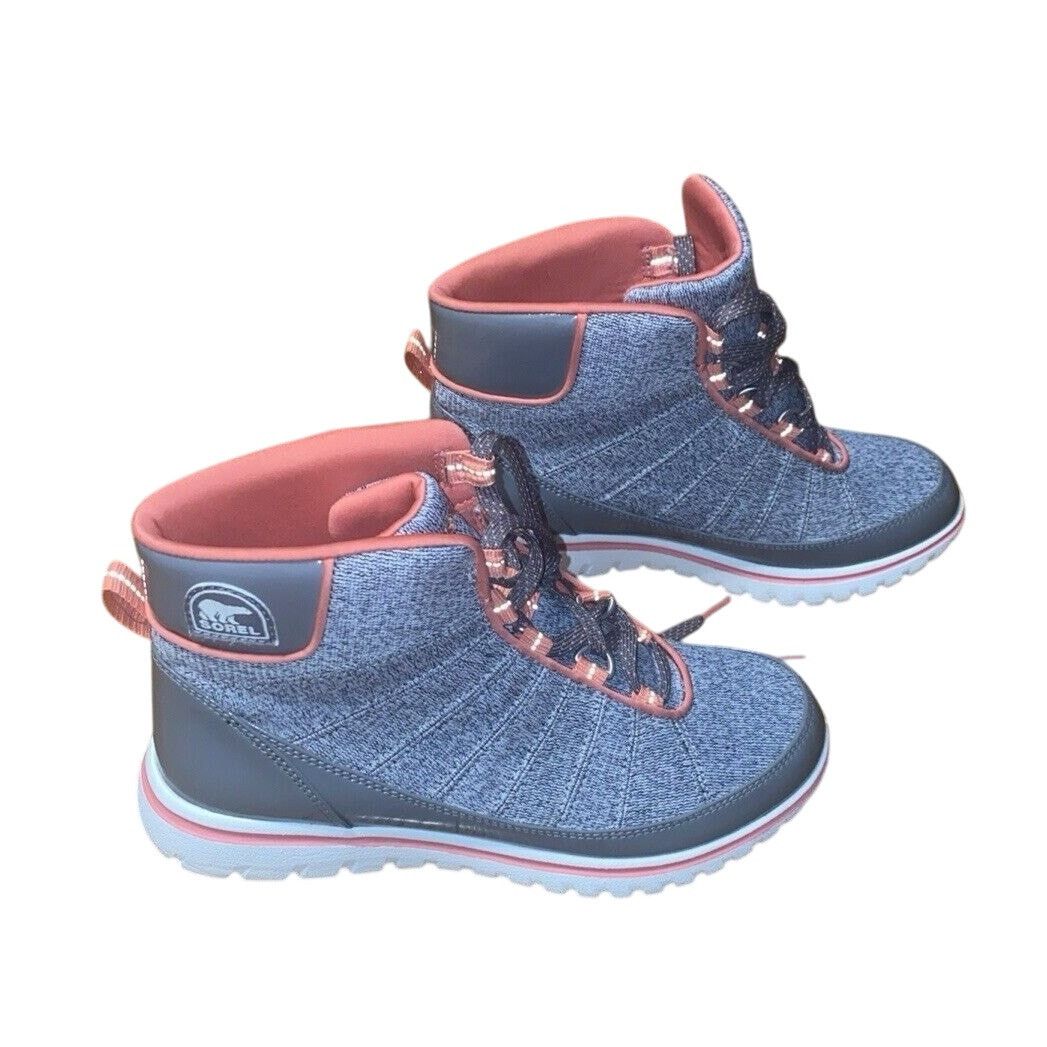 SOREL Sorel Women’s Tivoli Go High Gray High Top Sneaker Size 7 Size US 7 / IT 37 - 1 Thumbnail