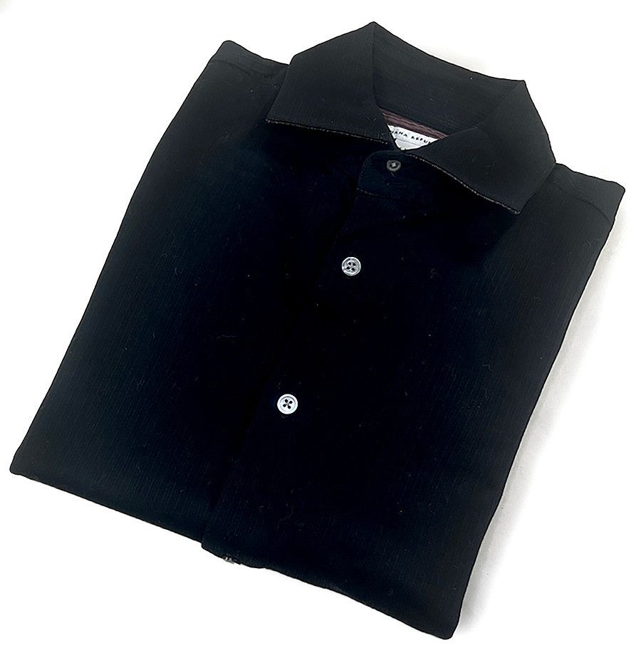 Banana Republic Banana Republic Vintage Black Button-Front Shirt Size US M / EU 48-50 / 2 - 1 Thumbnail