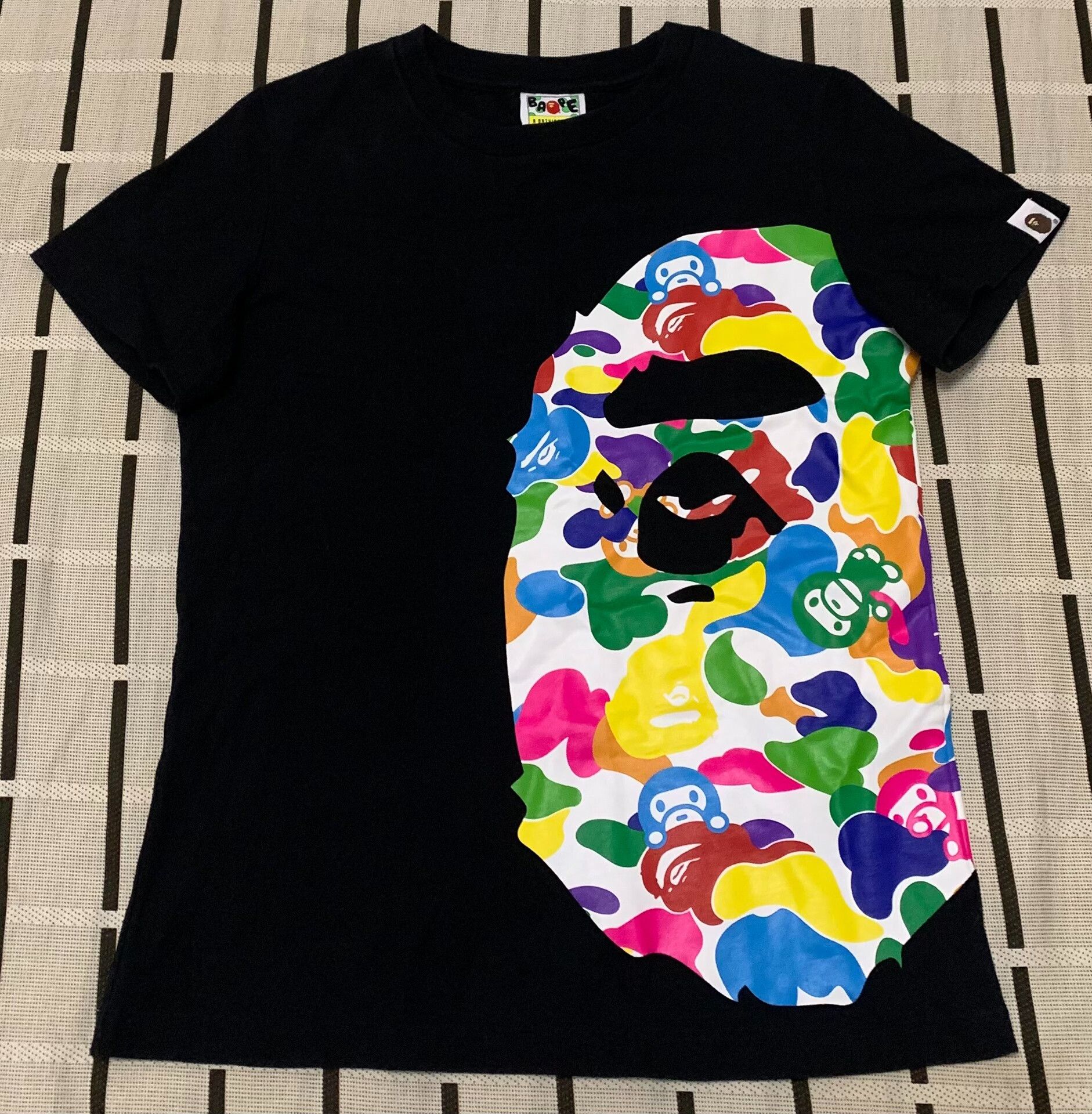 Bape Bape Camo Ape Head Multi T-Shirt S Women Size S / US 4 / IT 40 - 1 Thumbnail