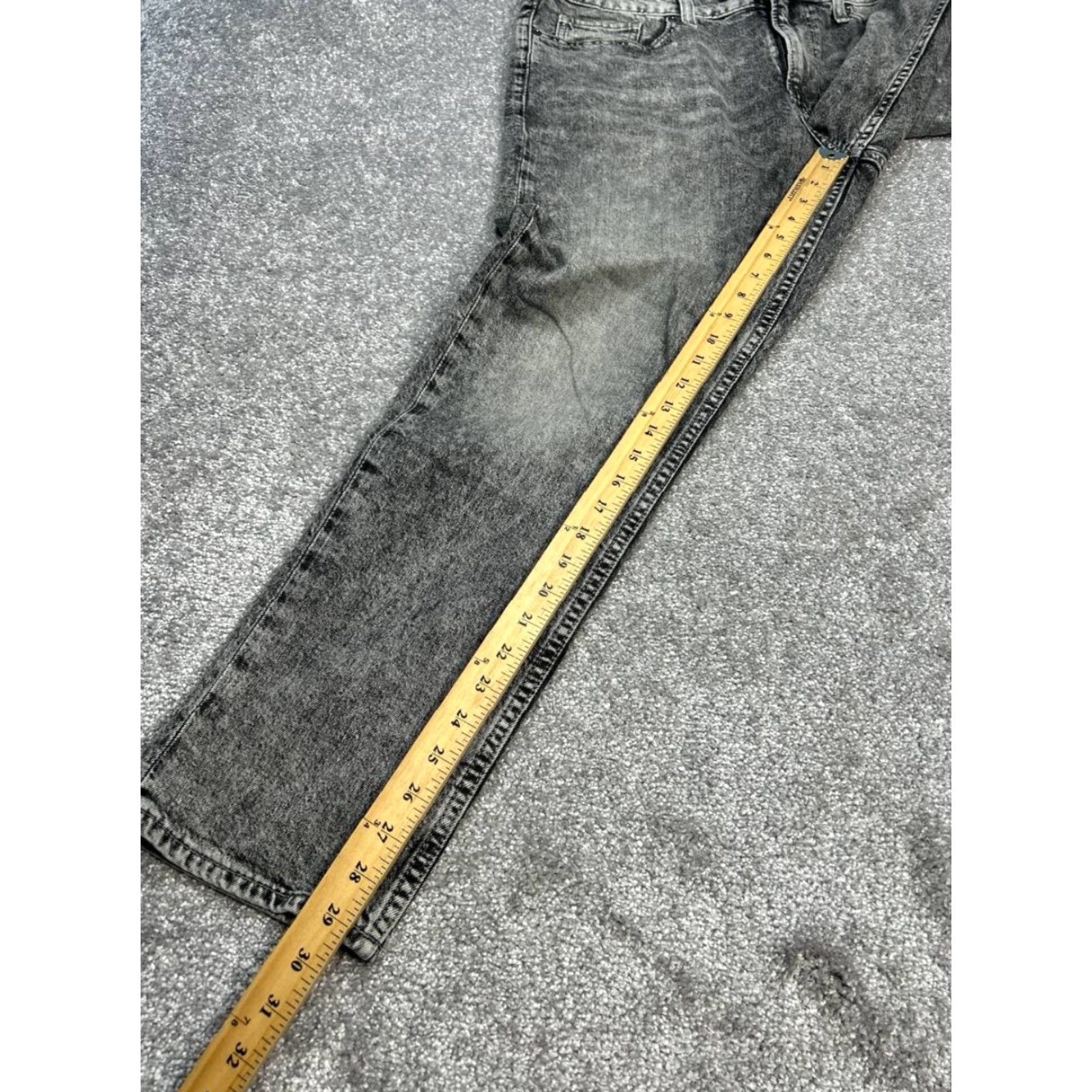 Bonobos Bonobos Jeans Mens 34 Gray Denim Cotton Mid Rise Athletic Fit Straight Leg 36x29 Size US 34 / EU 50 - 5 Thumbnail