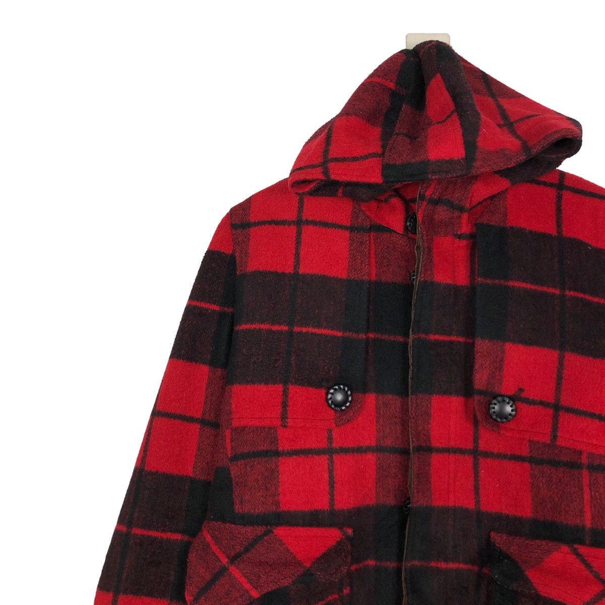 🔥Cropped Wool Biker Jacket Tartan Design Simpilicate Plus