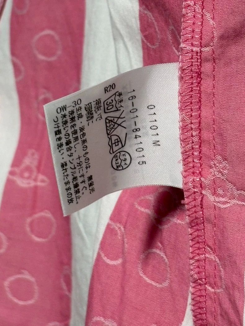 Vivienne Westwood Vivienne Westwood White and pink striped bow tie short sle Size S / US 4 / IT 40 - 8 Thumbnail
