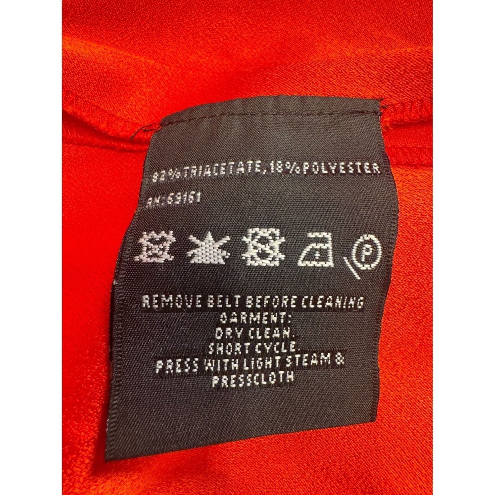 Carlo Palazzi Carlisle Red Pleated Midi Zipper Pockets Size 6 Career Size M / US 6-8 / IT 42-44 - 7 Thumbnail