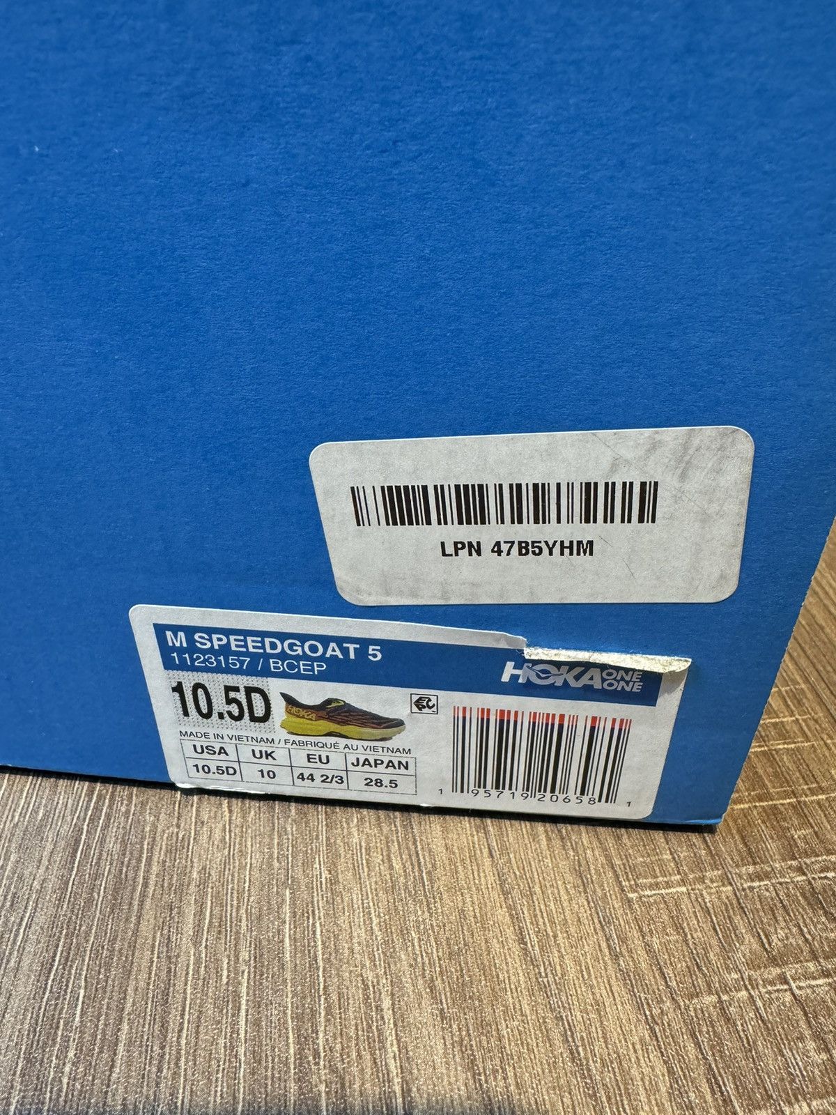 Hoka Hoka Men's Speedgoat 5 Running Blue Coral Primrose 10.5 NEW Size US 10.5 / EU 43-44 - 10 Thumbnail