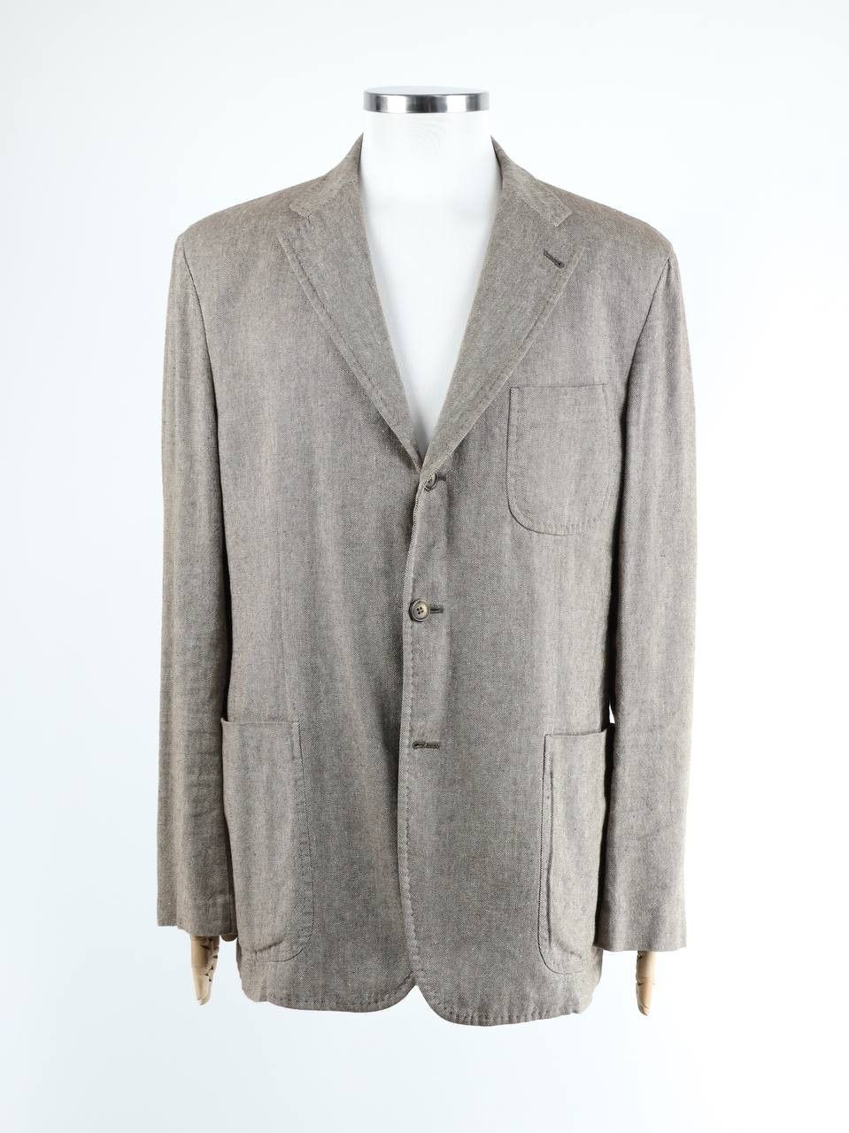 Fay FAY Linen and cotton blazer jacket Size 54R - 1 Thumbnail