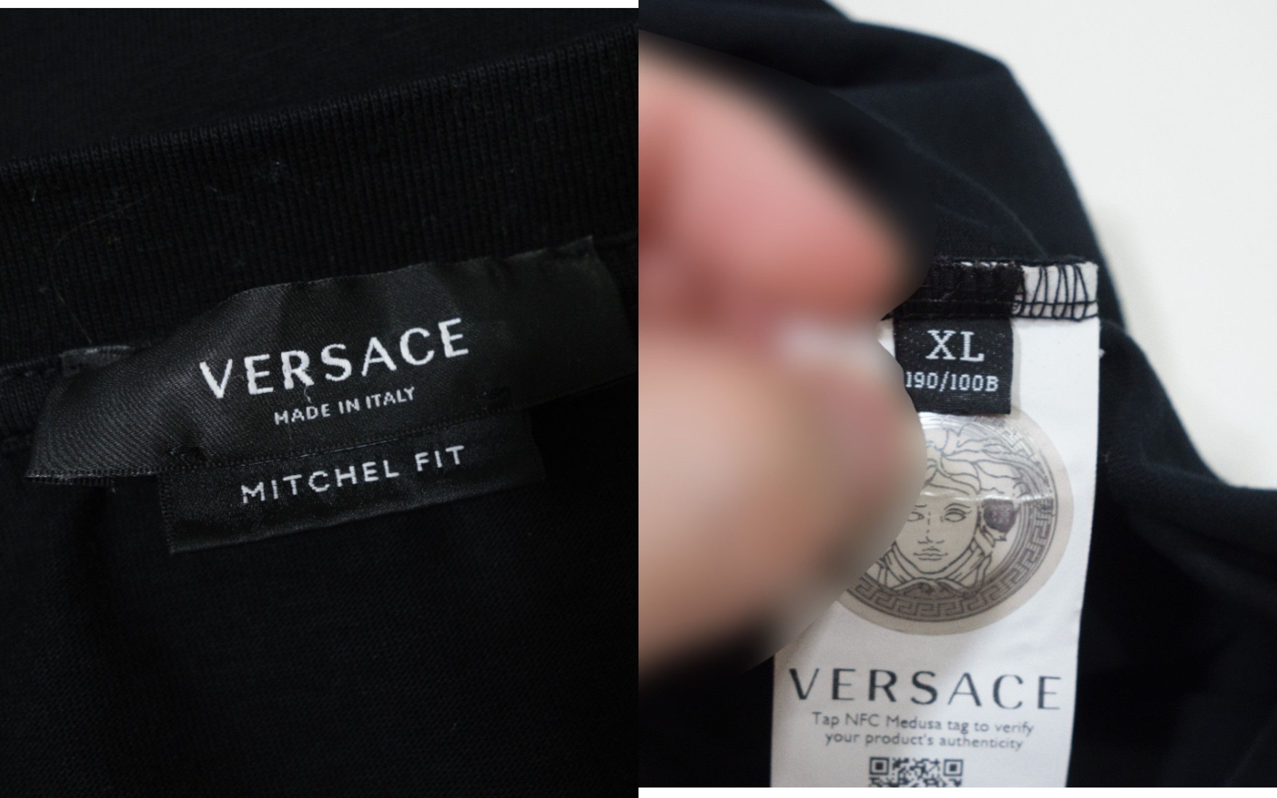 Versace Barocco Silhouette Big Logo Mitchel Fit T-Shirt Size US XL / EU 56 / 4 - 8 Thumbnail