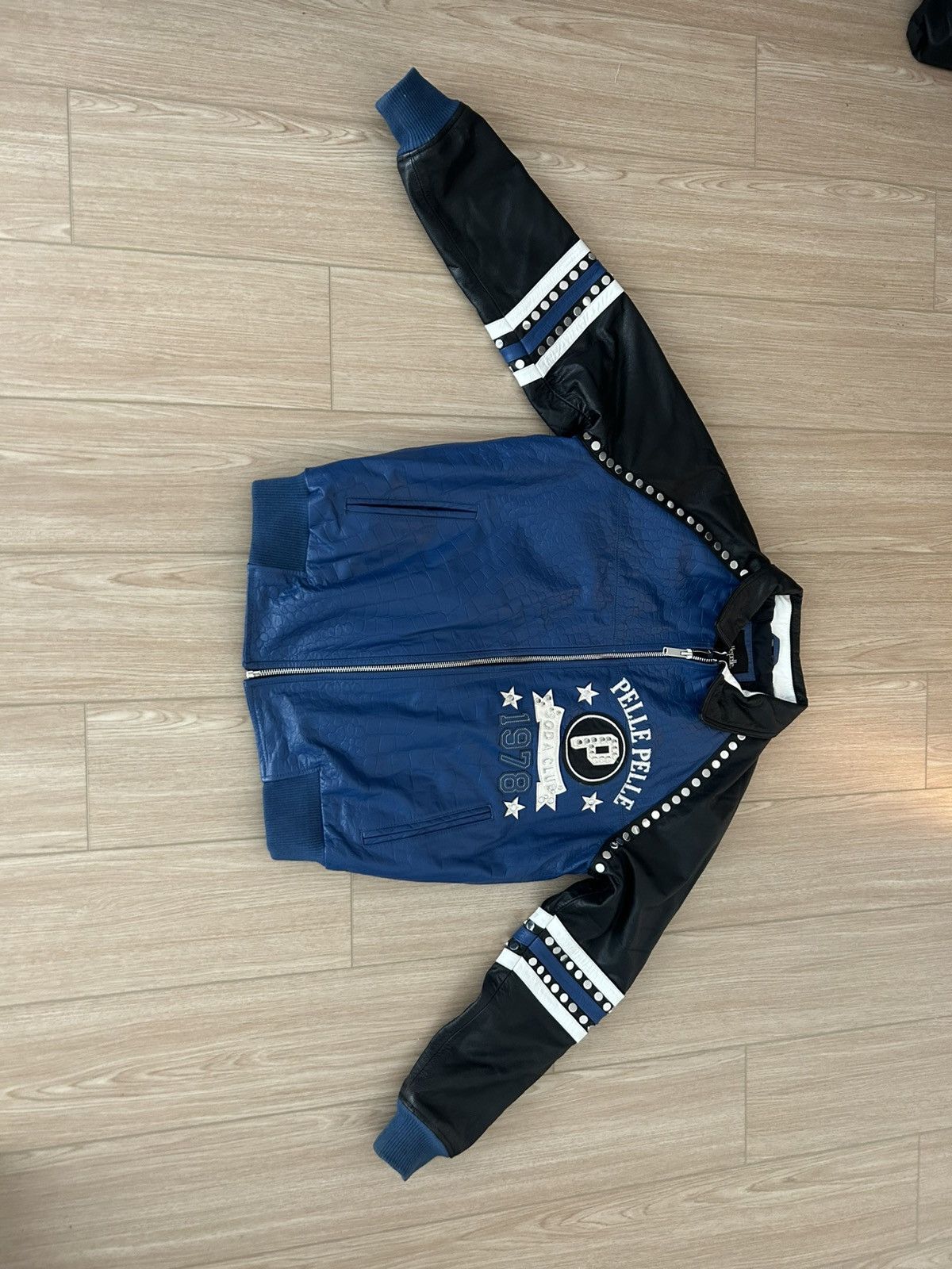 Pelle Pelle Pelle Pelle Blue Soda Club Leather Jacket Size US L / EU 52-54 / 3 - 3 Thumbnail