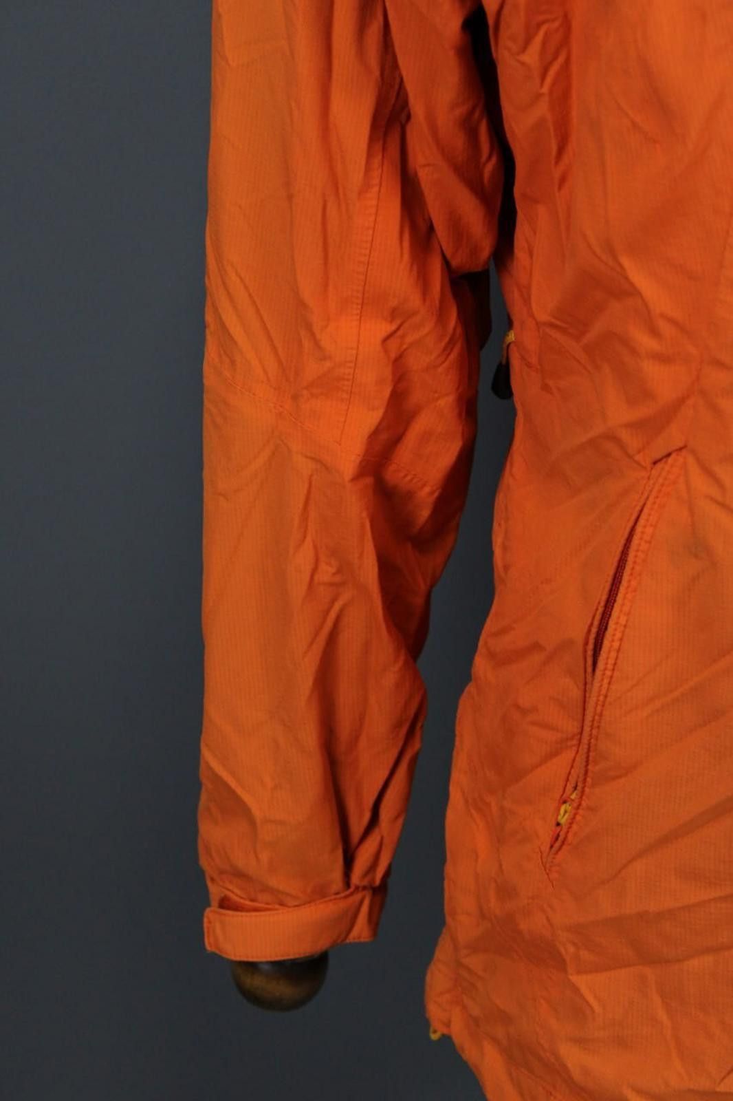 Nicole Miller Millet Orange Lightweight High Neck Track Jacket Size L Size US L / EU 52-54 / 3 - 6 Thumbnail