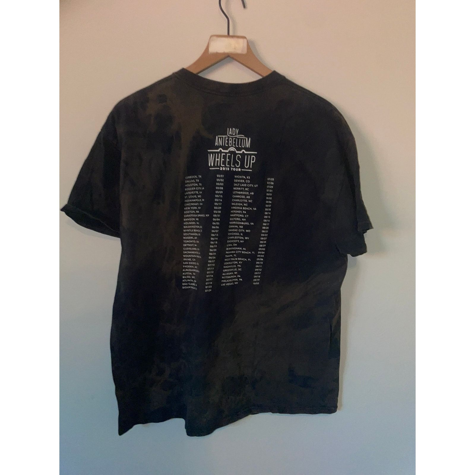 Band Tees Lady Antebellum Shirt Wheels Up Music Concert Tour Tee 2015 Size US L / EU 52-54 / 3 - 6 Thumbnail