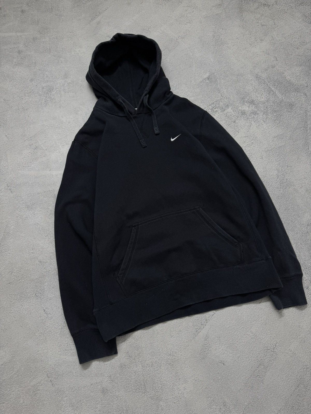 Nike Vintage Y2k Nike Mini Swoosh Basic Hoodie 00’s Size US L / EU 52-54 / 3 - 4 Thumbnail