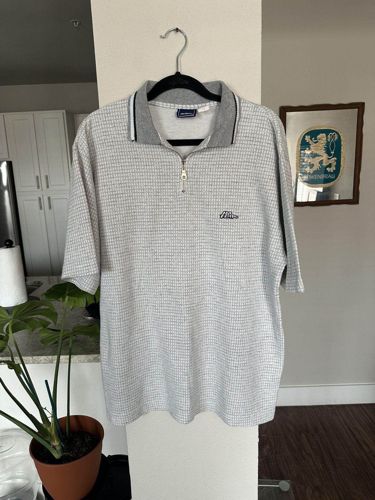 No Fear 90s Vintage No Fear Zipper Polo Size US L / EU 52-54 / 3 - 1 Thumbnail