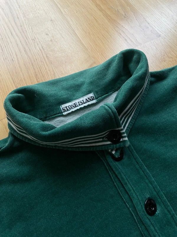 Stone Island Vintage 1980's Stone Island Polo Sweatshirt - Medium Size US M / EU 48-50 / 2 - 4 Thumbnail