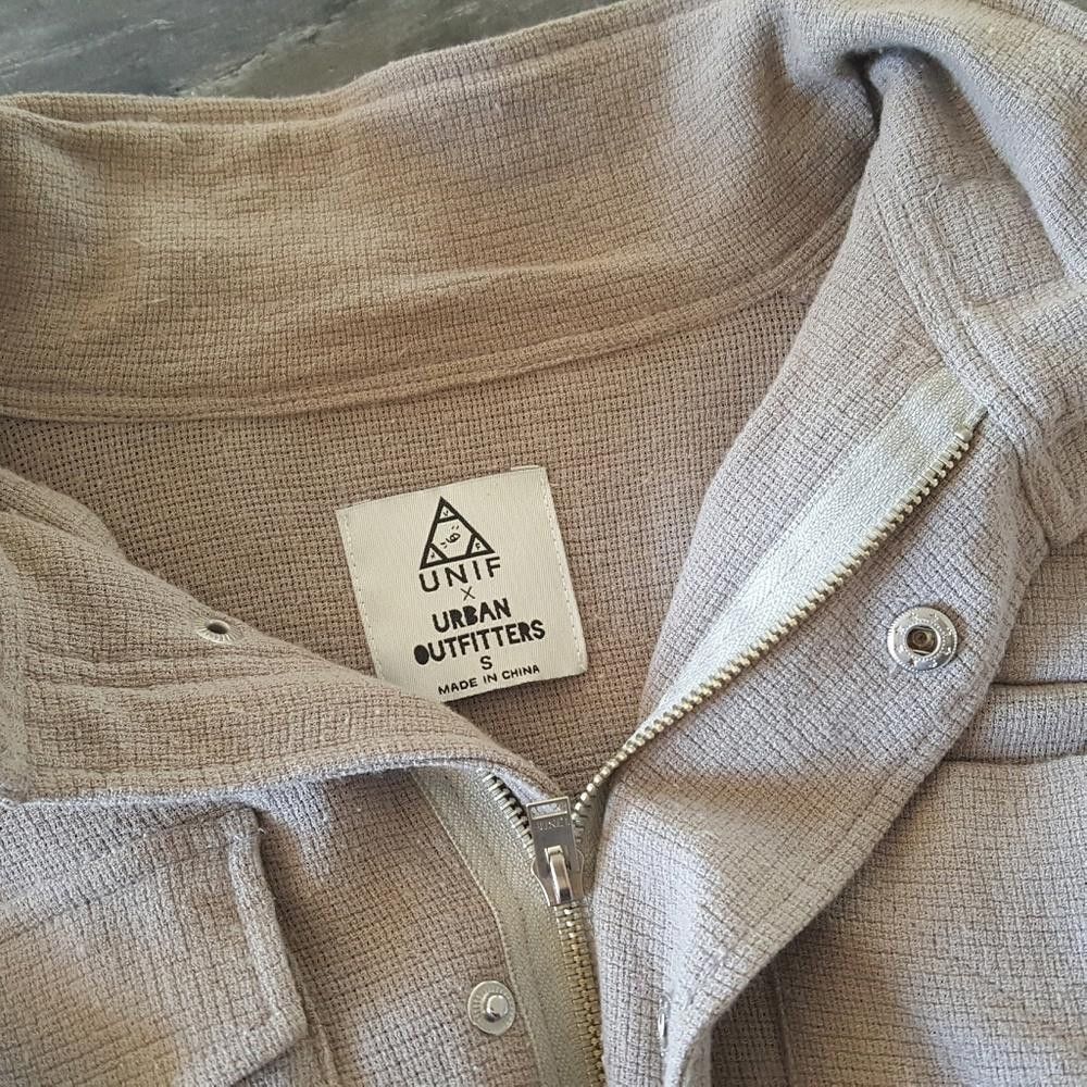 Urban Outfitters Nude Cropped Urban Outfitters Zip Up Size S / US 4 / IT 40 - 5 Thumbnail