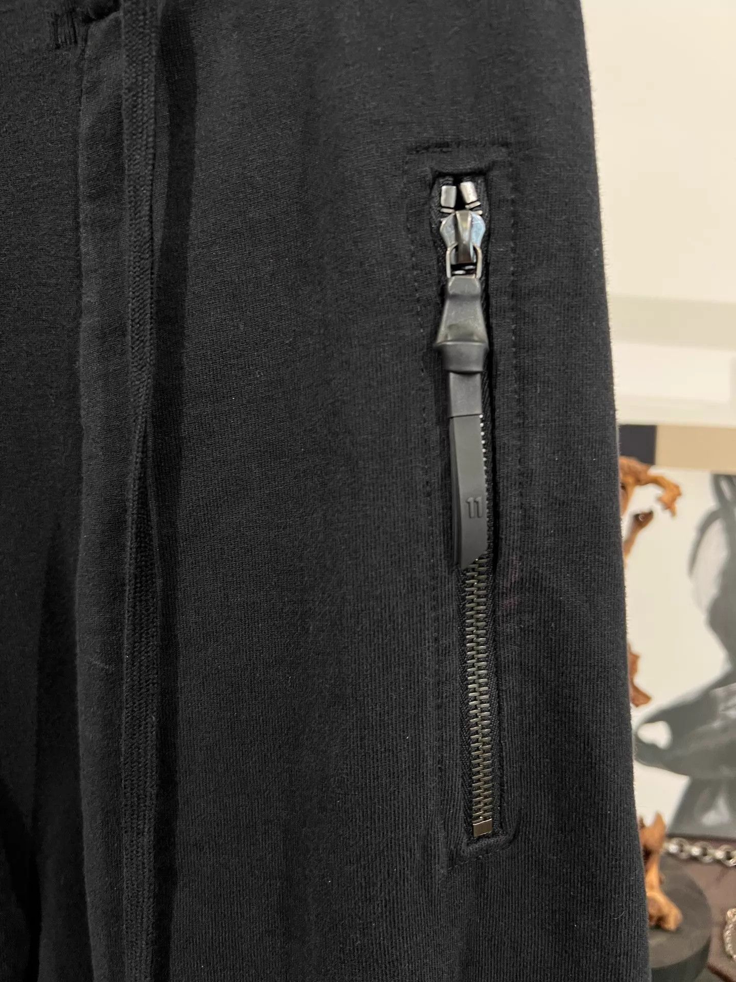 Boris Bidjan Saberi BBS 11by bbs fleece-lined small embroidered logo cuffed XS Size US 28 / EU 44 - 6 Thumbnail
