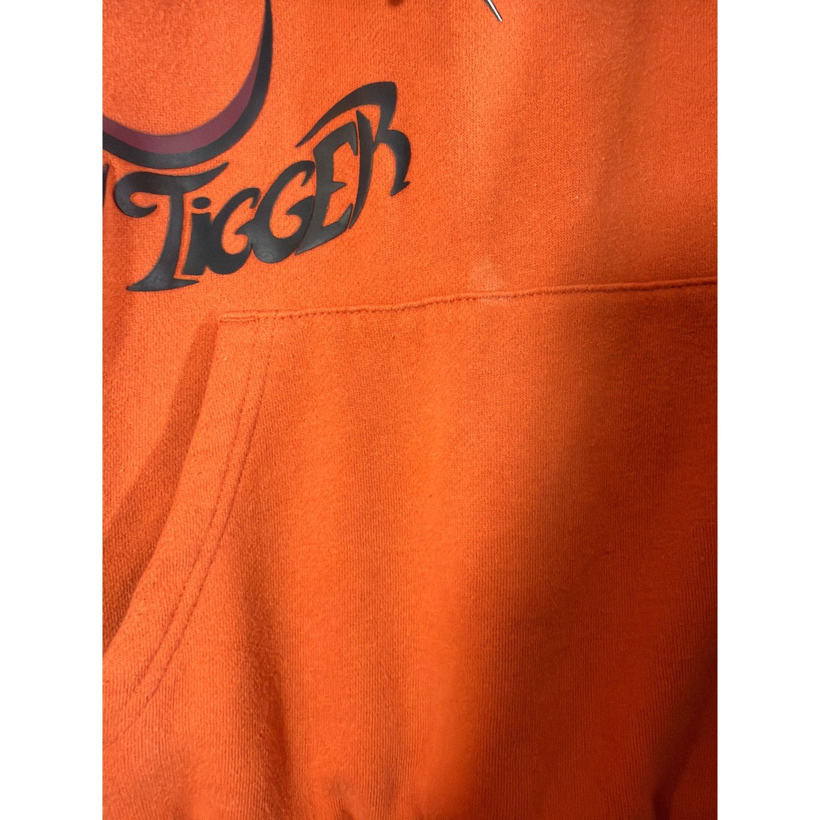 Disney Vintage Disney Hoodie Winnie Pooh Tigger Orange Sweatshirt Size L / US 10 / IT 46 - 2 Thumbnail