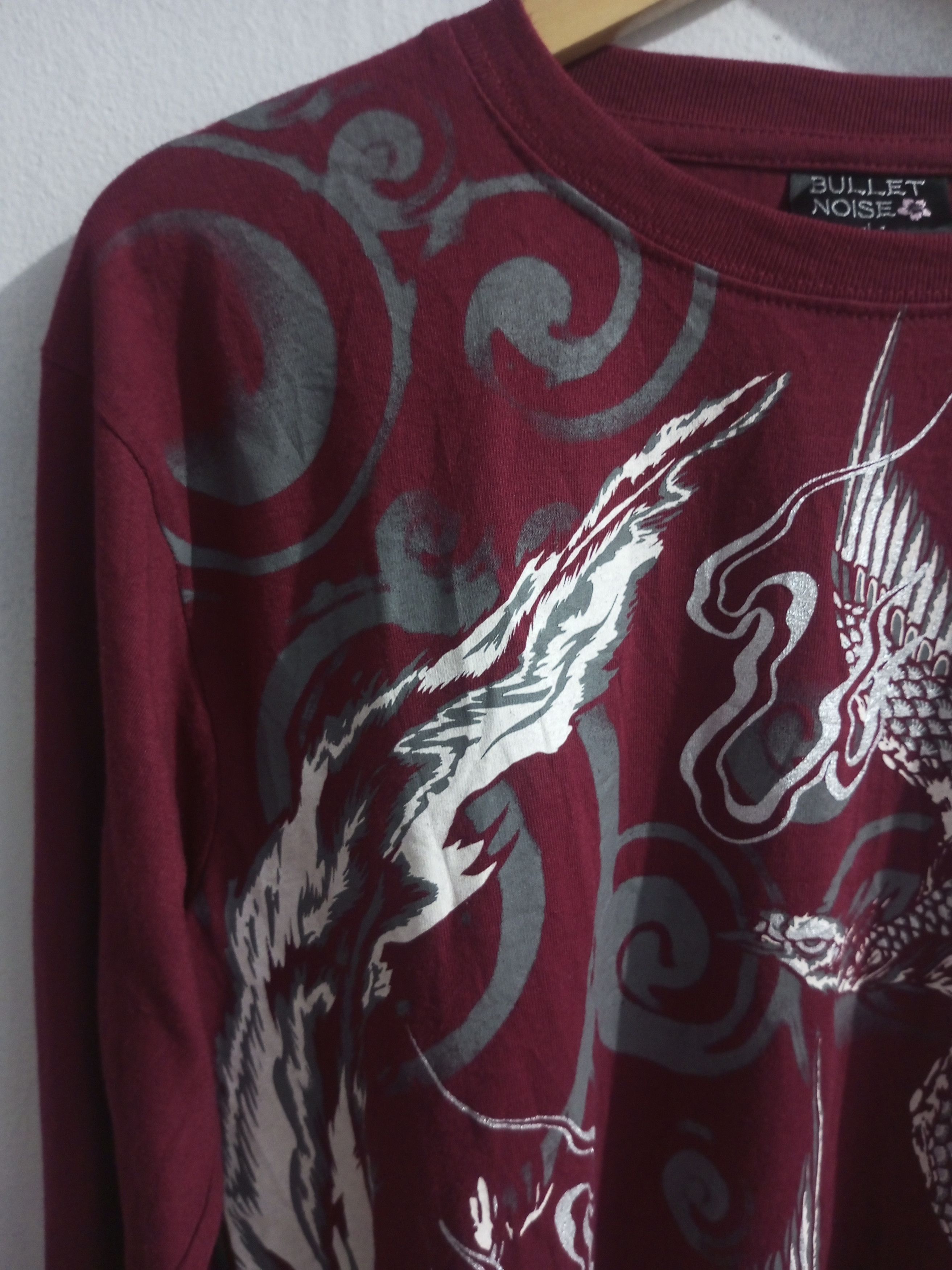 Karakuri Tamashii Vintage Bullet Noise Phoenix sukajan long sleeve tshirt Size US L / EU 52-54 / 3 - 3 Thumbnail