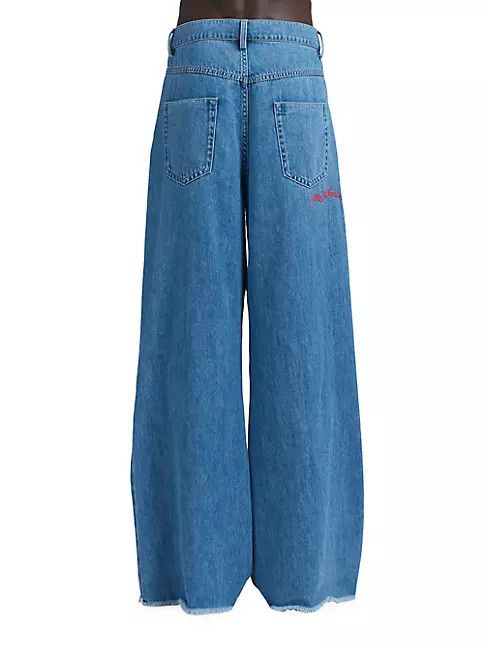 Marni os11x0224 Marni x No Vacancy Flare Jeans in Iris Blue Size US 34 / EU 50 - 5 Thumbnail