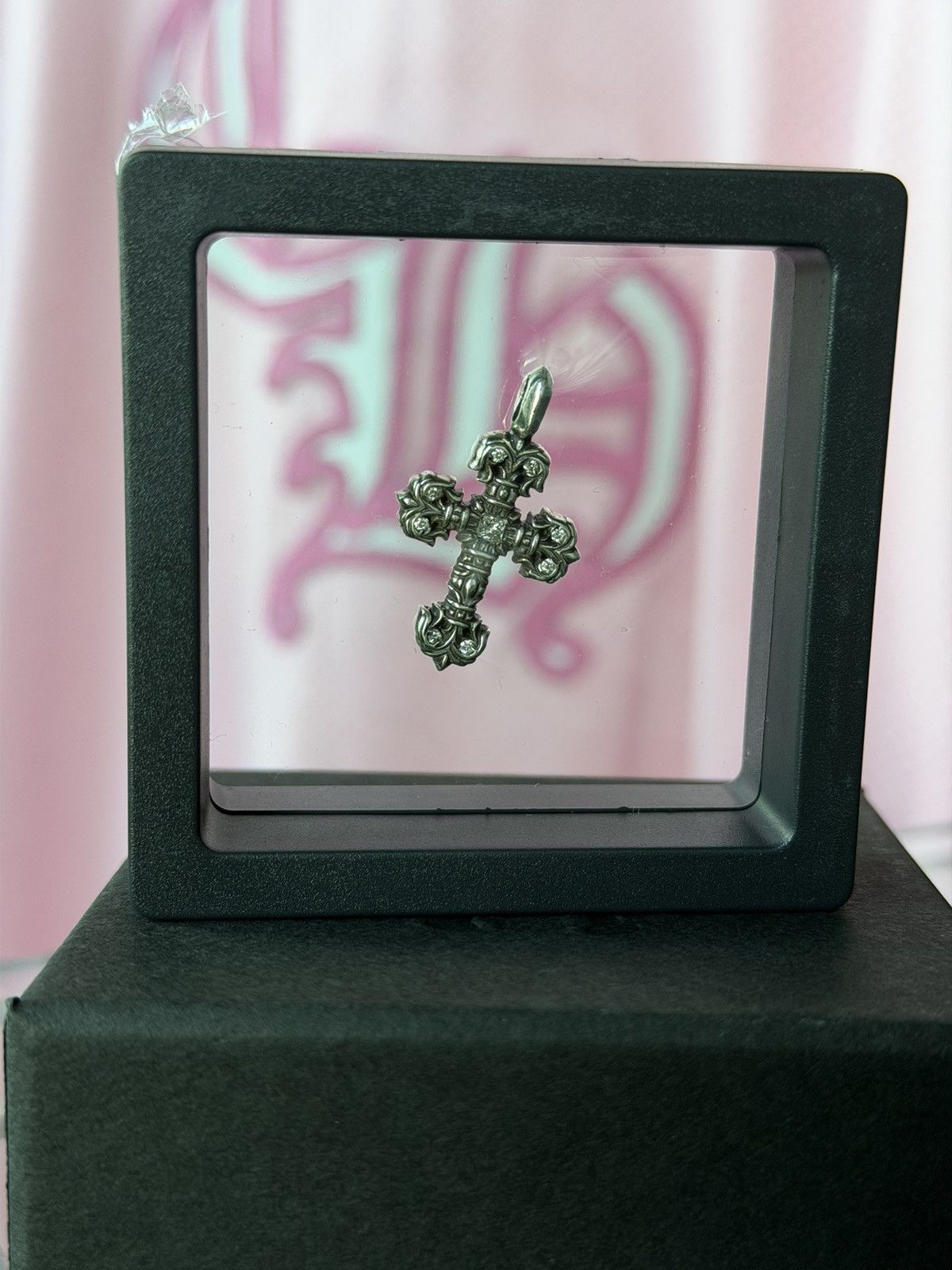Chrome Hearts Chrome Hearts Factory Pave Diamond Filigree pendant NEW Size ONE SIZE - 1 Thumbnail