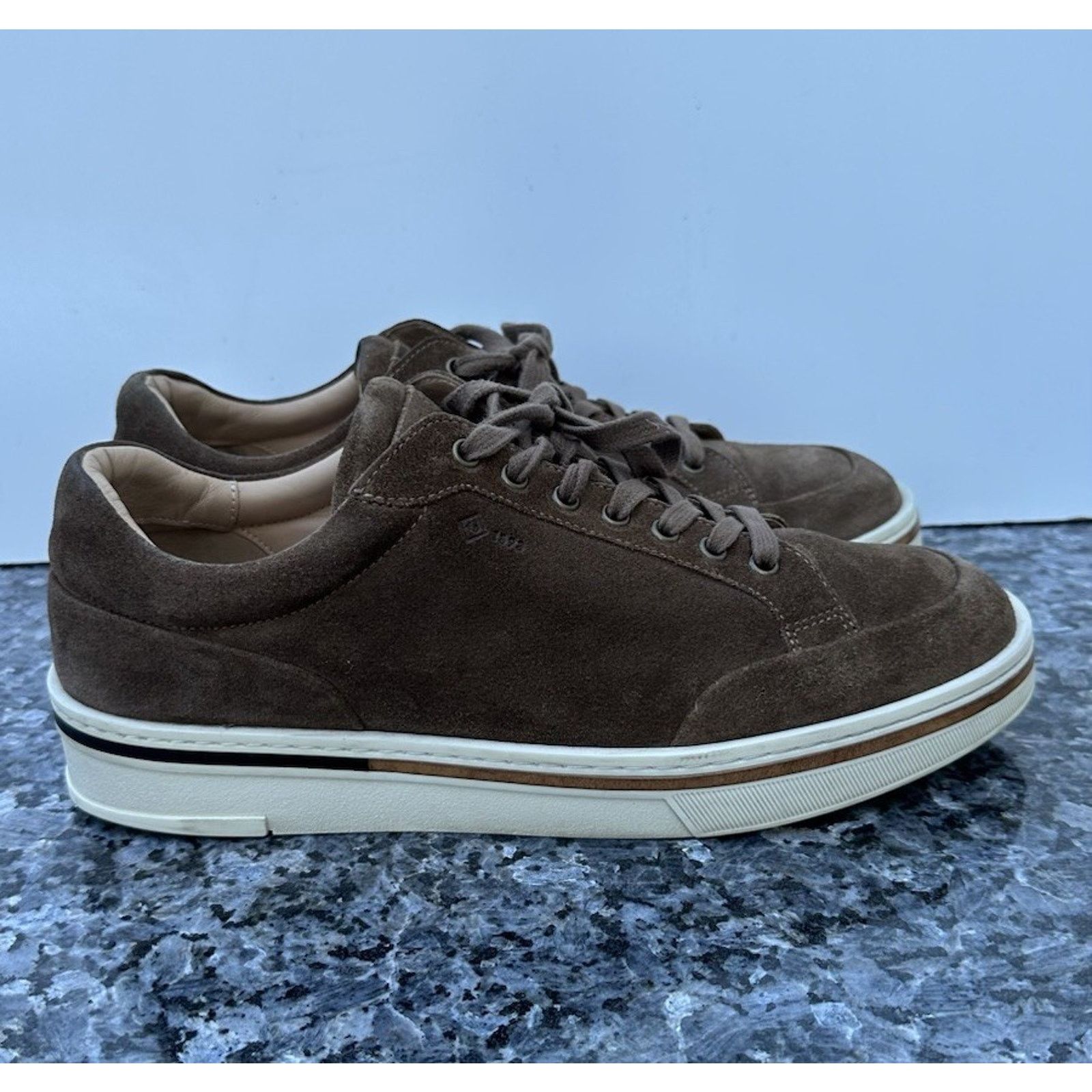 Alfred Dunhill Dunhill Metropolitan Suede Sneakers Brown Men’s Size EU 41 Size US 8 / EU 41 - 1 Thumbnail