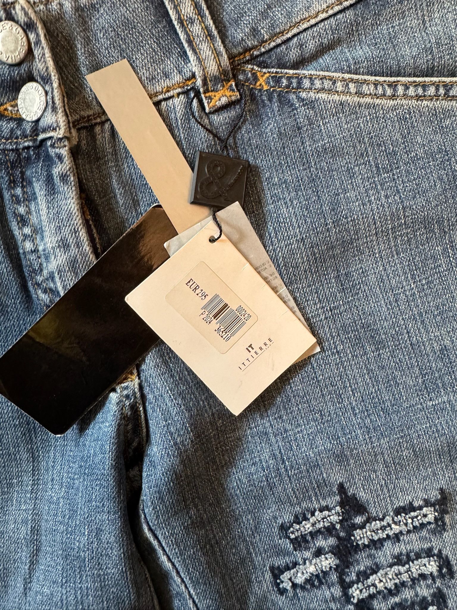 Dolce & Gabbana Dolce & Gabbana Denim Jeans Dead Stock Size 27" / US 4 / IT 40 - 4 Thumbnail
