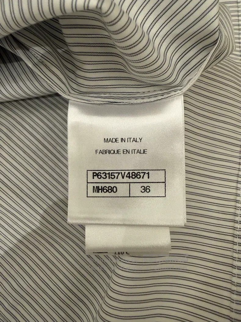 Chanel Chanel Roof series diamond button striped shirt Size XS / US 0-2 / IT 36-38 - 4 Thumbnail