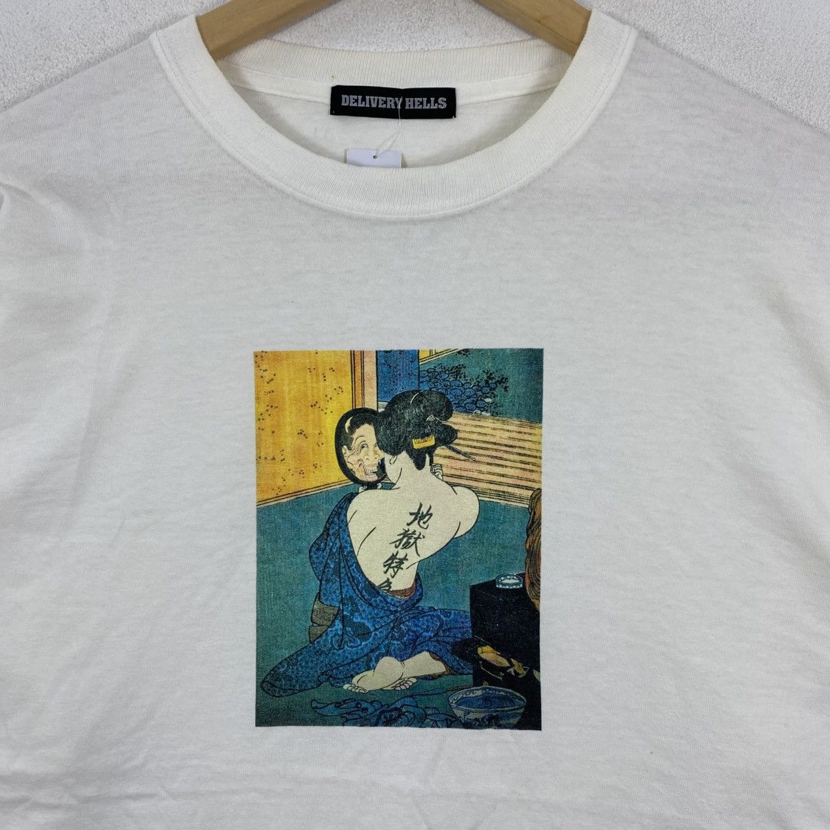 Flagstuff F-LAGSTUF-F Delivery Hells Geisha Tattoo L/S Tee M White Size US M / EU 48-50 / 2 - 4 Thumbnail