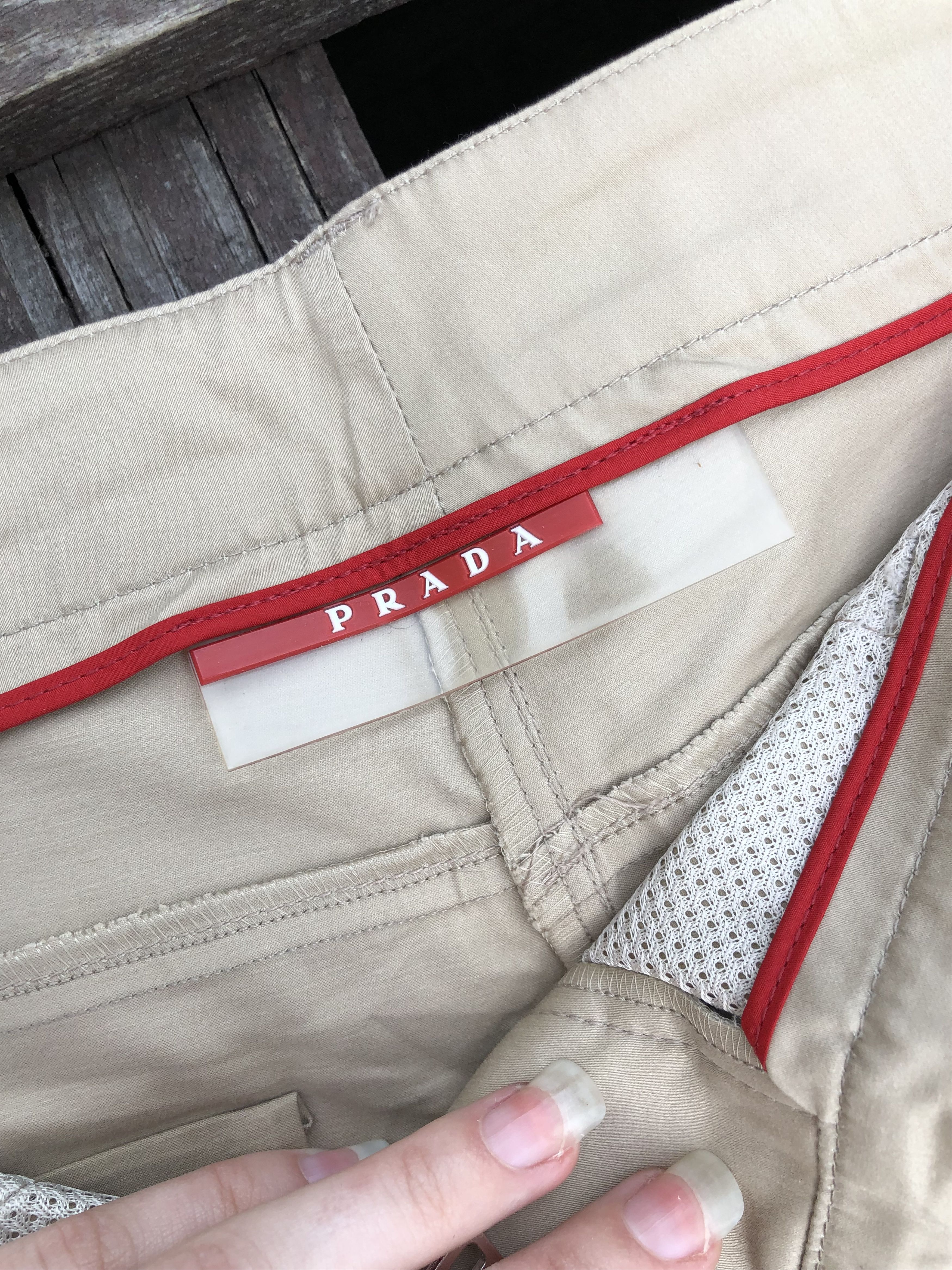 Prada Vintage Prada Raso Stretch Cropped Pants Red Label Size 46 Size 32" / US 10 / IT 46 - 6 Thumbnail