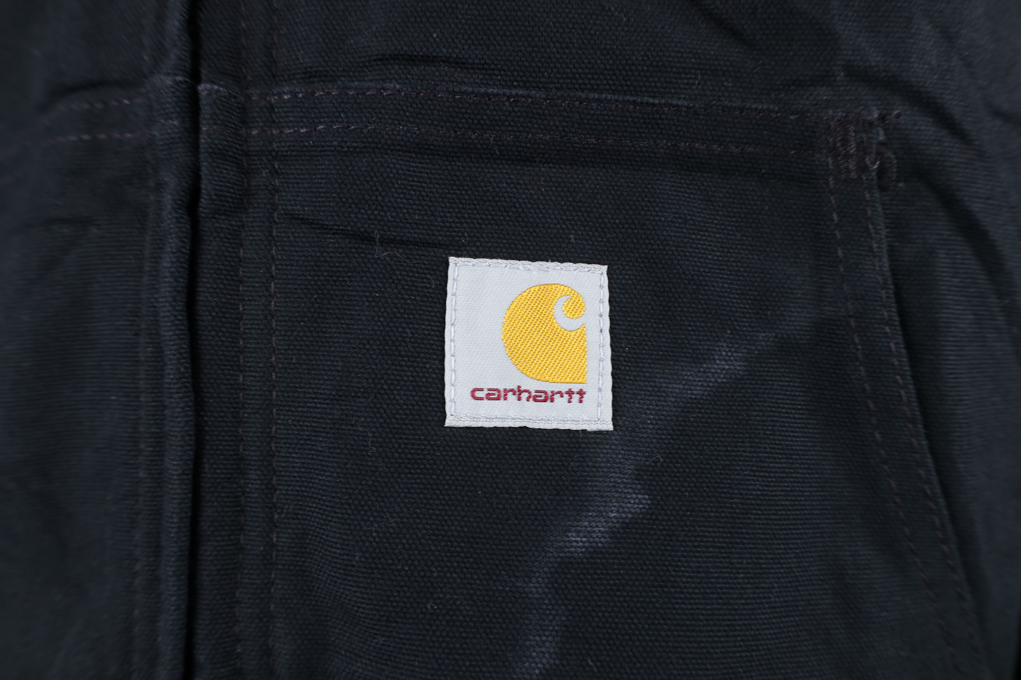 Carhartt Vintage Y2K Carhartt Quilted Canvas Hooded Jacket Black USA Size US XL / EU 56 / 4 - 4 Thumbnail