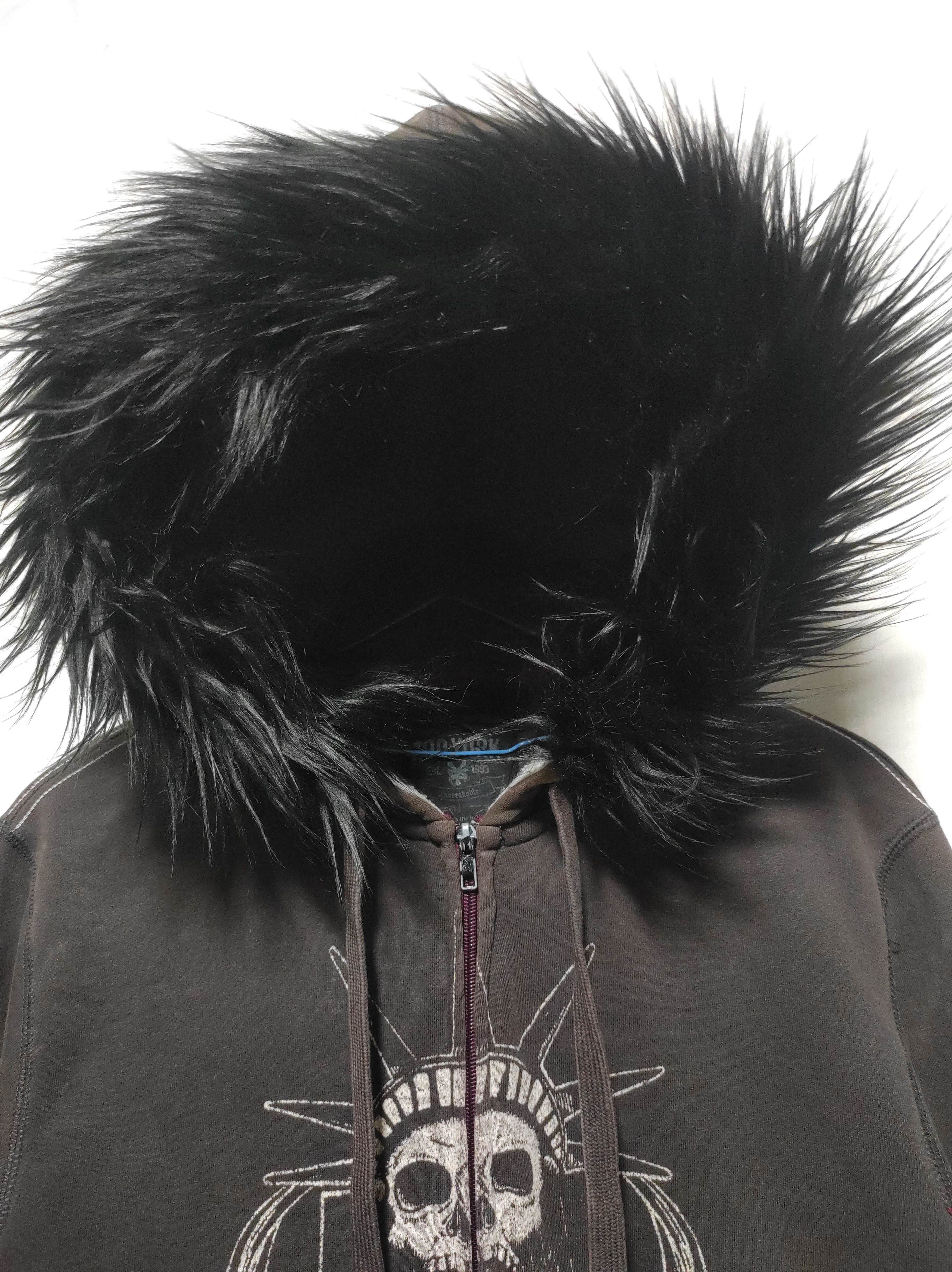 Zoo York skull Zip Fur Hoodie Ifsixwasnine Lgb Style