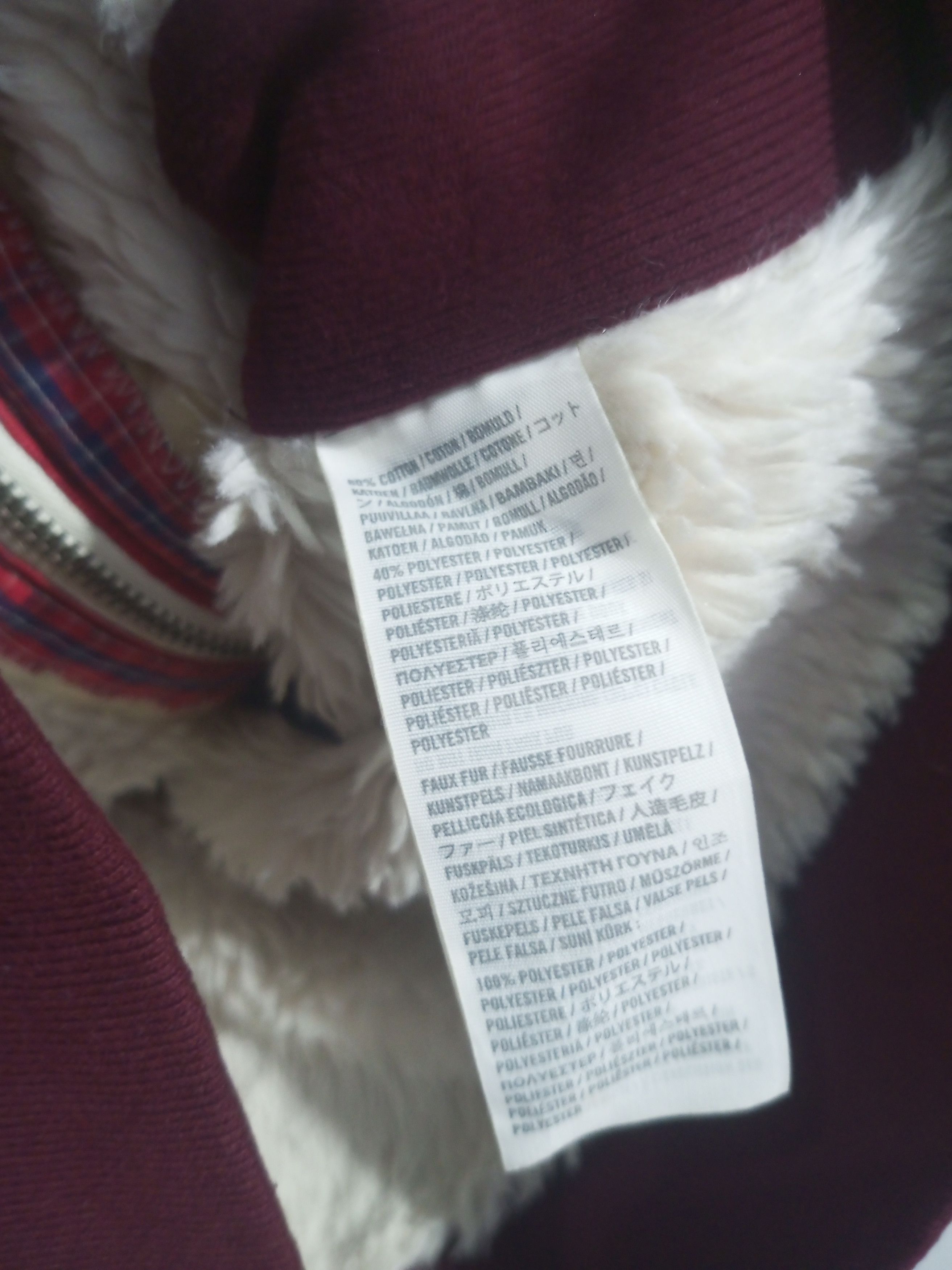 Abercrombie & Fitch Vintage abercrombie maroon fur hoodie Size US S / EU 44-46 / 1 - 13 Thumbnail