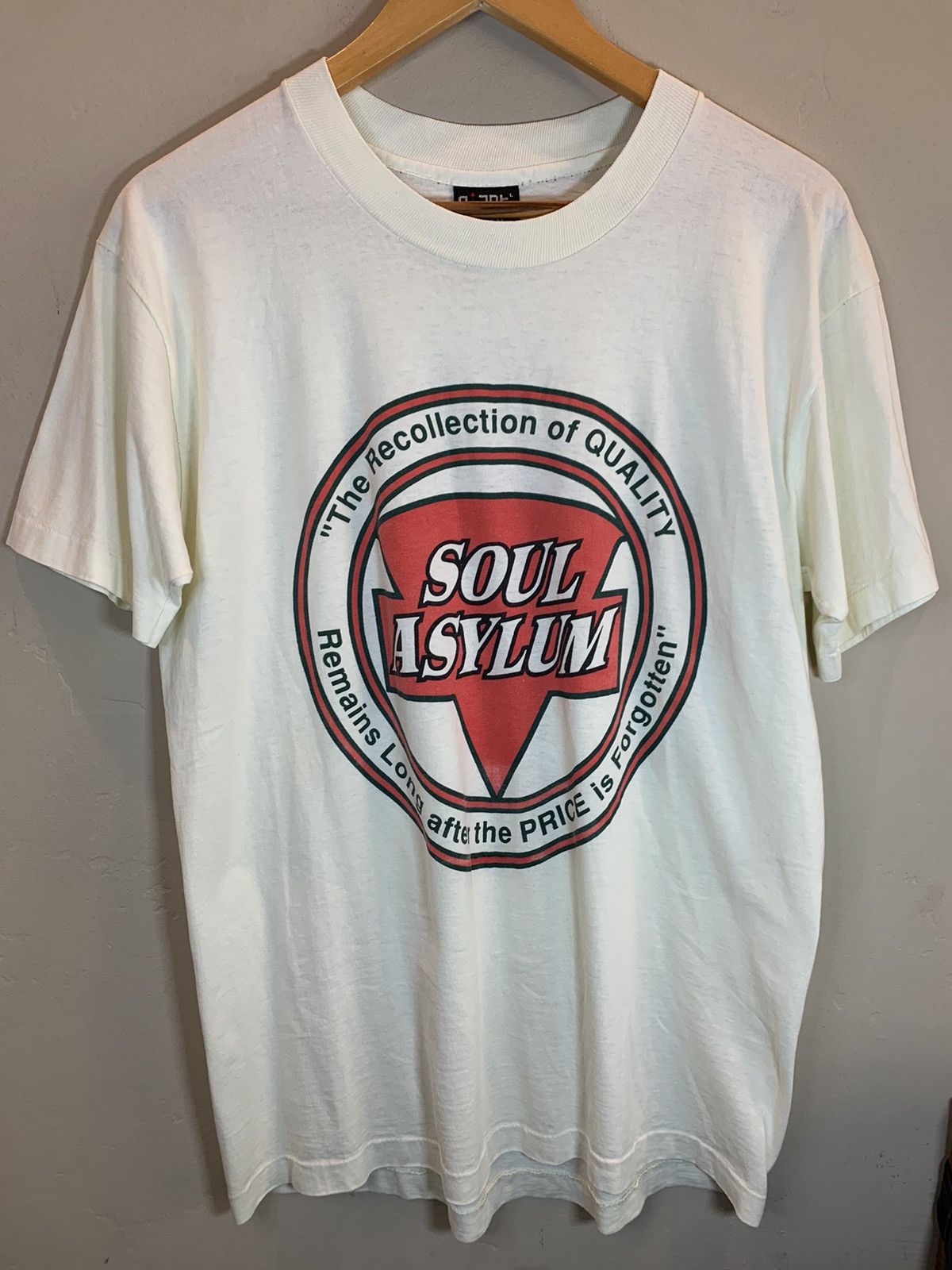 Band Tees × Giant × Vintage RARE Vintage 1992 Soul Asylum Tour Single Stitch Giant Shirt Size US L / EU 52-54 / 3 - 1 Thumbnail