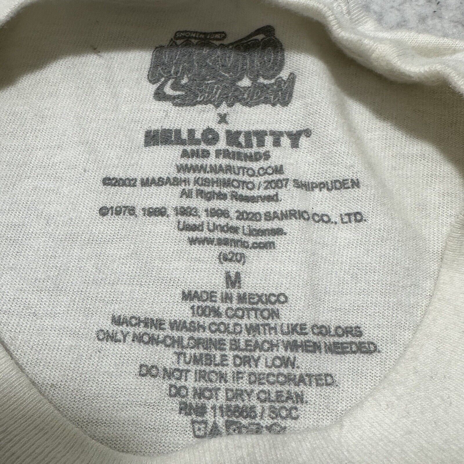 Other Naruto Shippuden x Hello Kitty & Friends Men's Medium Tee Size US M / EU 48-50 / 2 - 3 Thumbnail