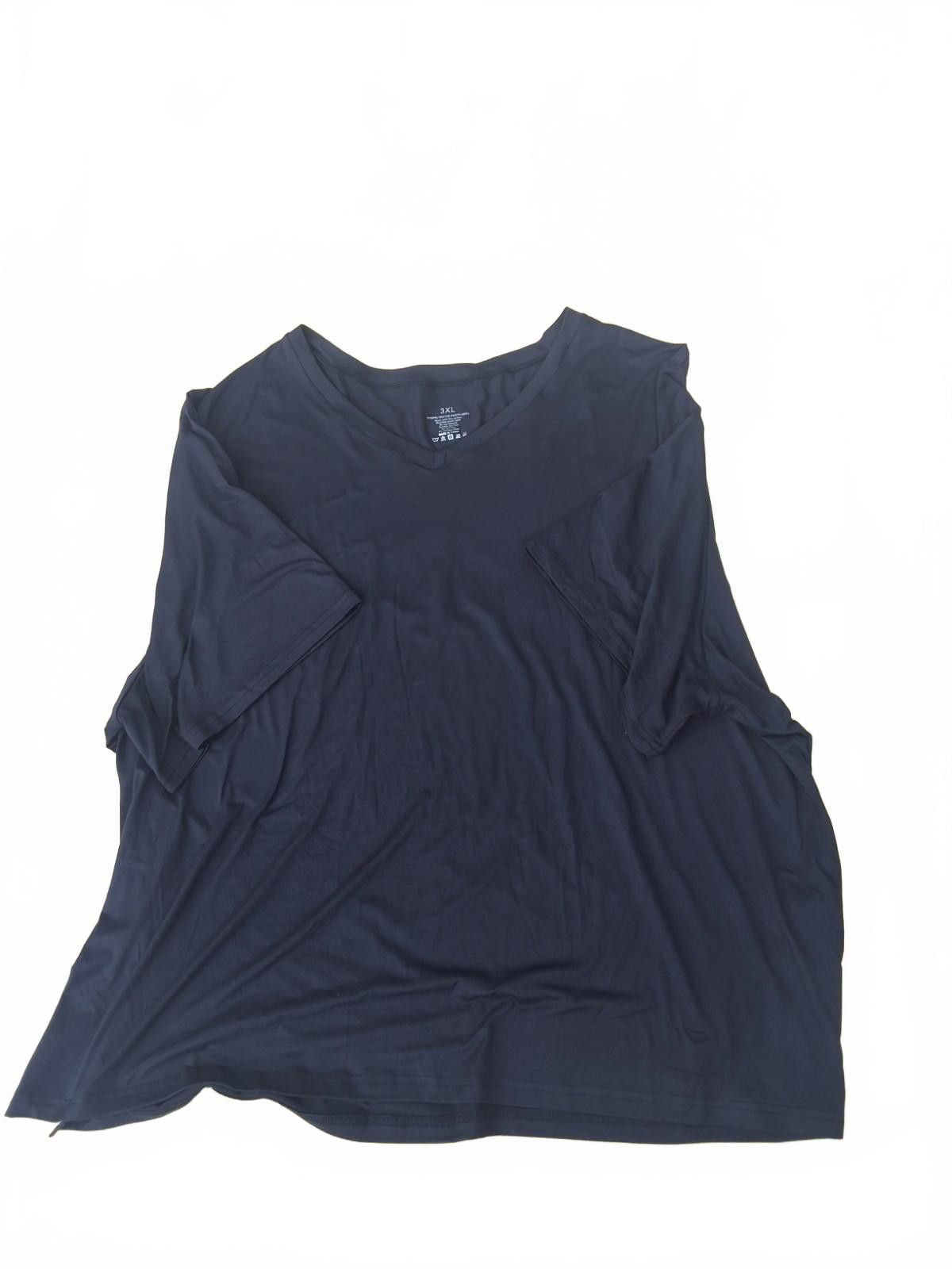 The Unbranded Brand Women's V-Neck Short Sleeve Top - Plus Size 3XL Size 3XL / US 20-22 - 2 Thumbnail