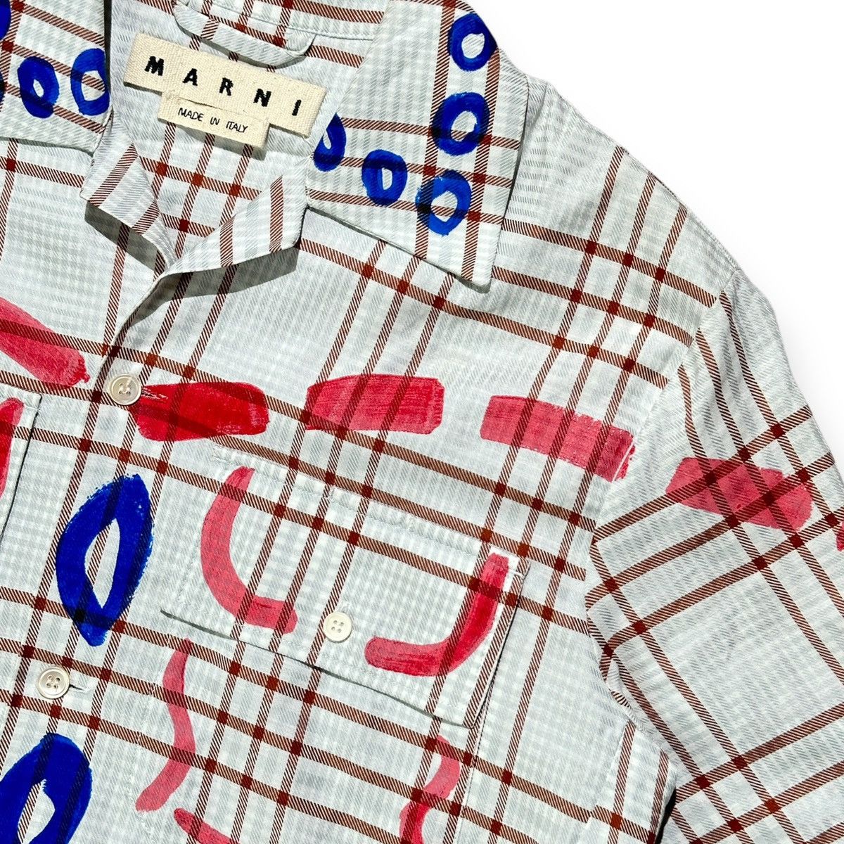 Marni SS20 painted watercolor boxy button down shirt Size US M / EU 48-50 / 2 - 3 Thumbnail