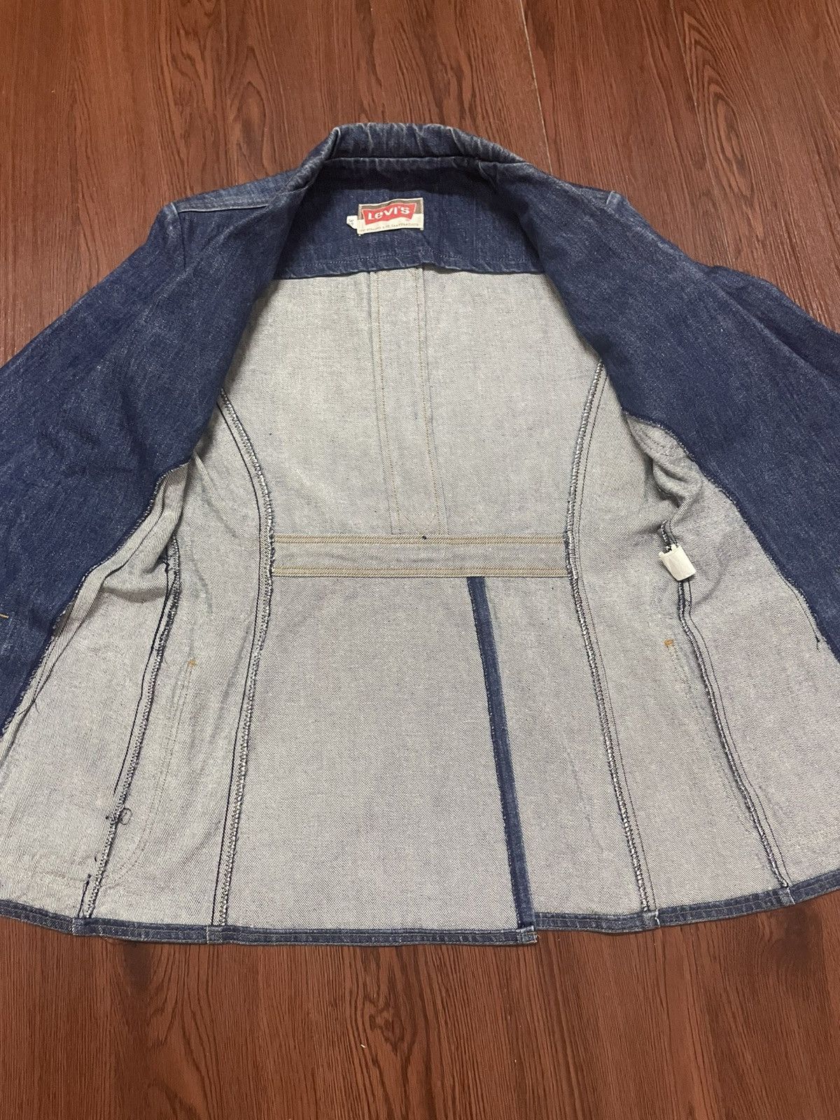 Vintage 70's Levi's 70662 Denim Tailored Made In Usa