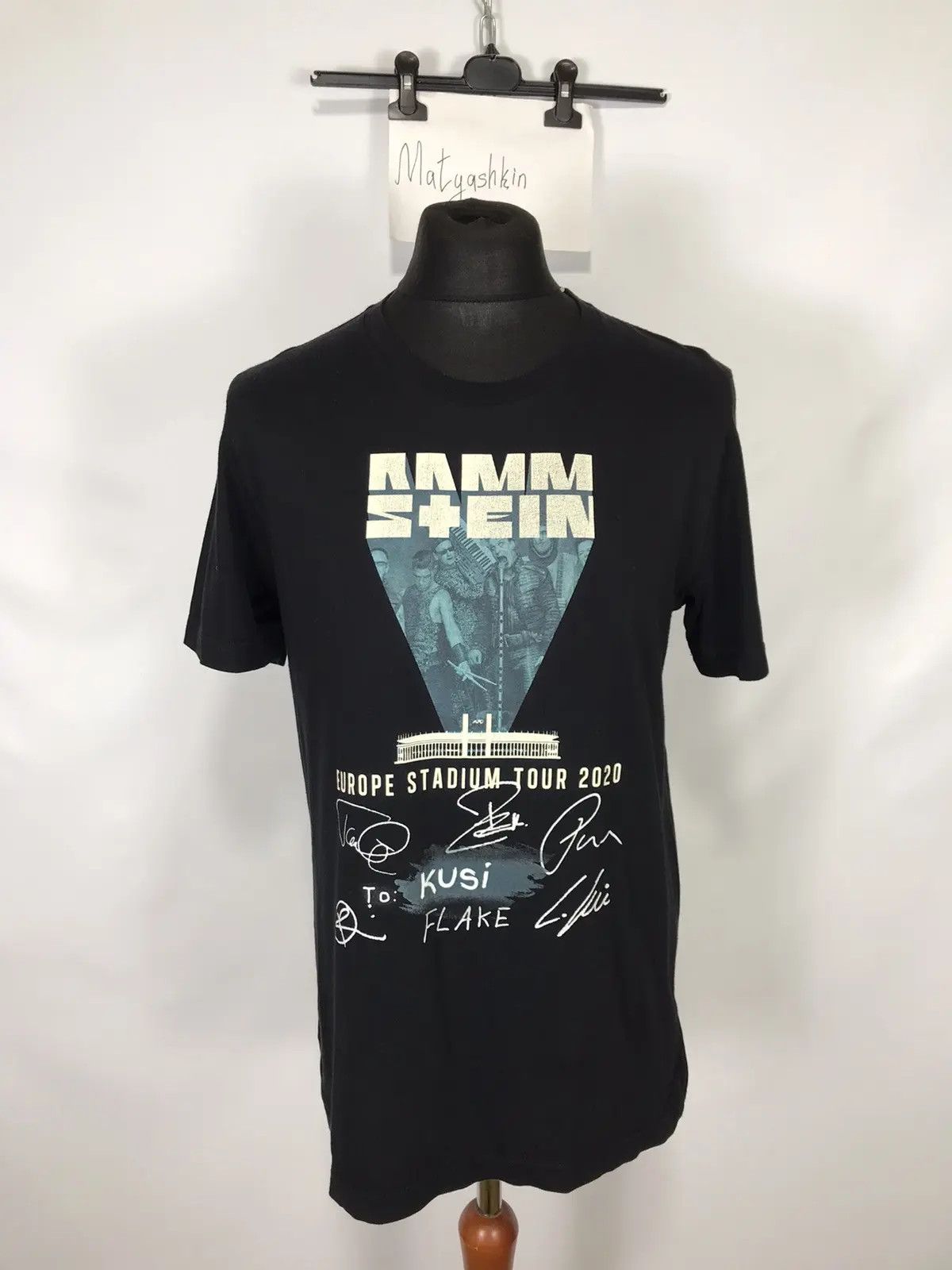 Band Tees Rammstein tour 2020 t-shirt size L Size US L / EU 52-54 / 3 - 1 Thumbnail
