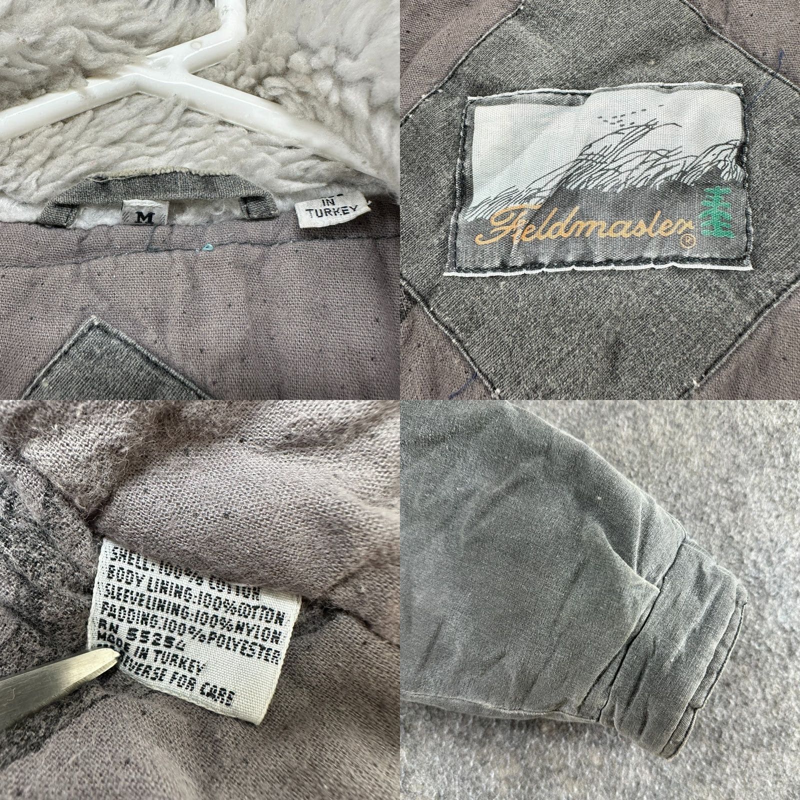 Vintage VINTAGE Fieldmaster Jacket Mens M Black Bomber Canvas 90s Utility Workwear Sturdy Short Coat Mens Size US M / EU 48-50 / 2 - 9 Thumbnail